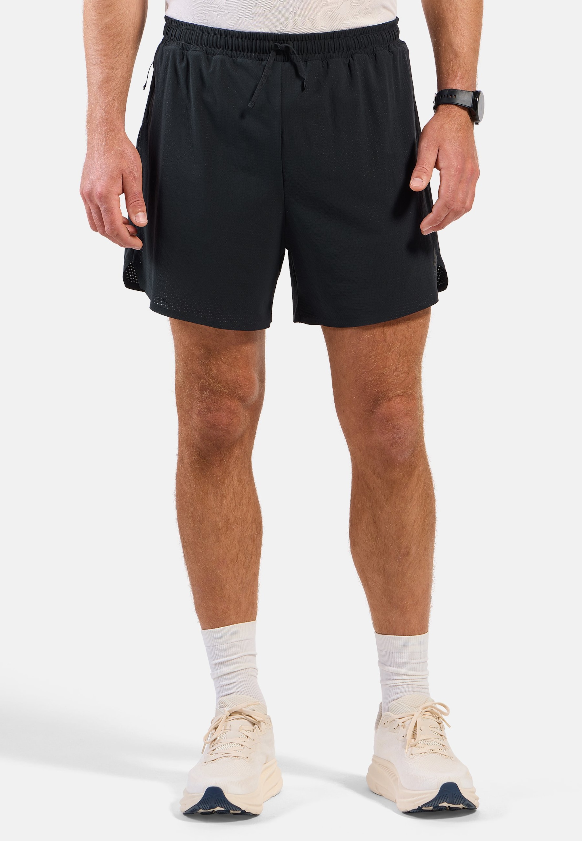 Odlo Zeroweight 5 Inch Laufshorts mit Innenhose für Herren - Training, Running - schwarz, M
