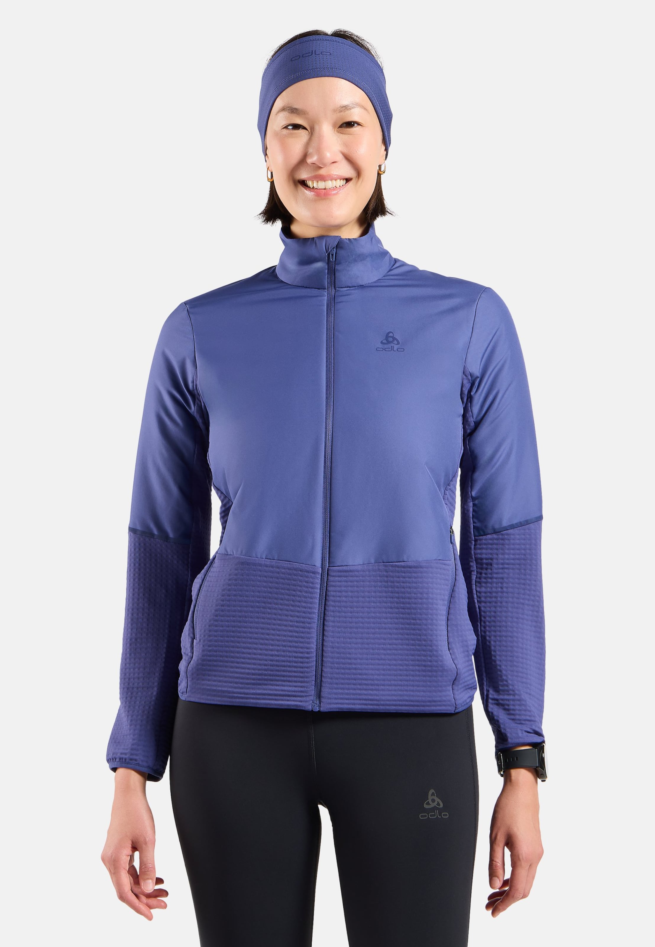 Odlo Essentials Insulator Hybrid-Laufjacke für Damen, M, lila
