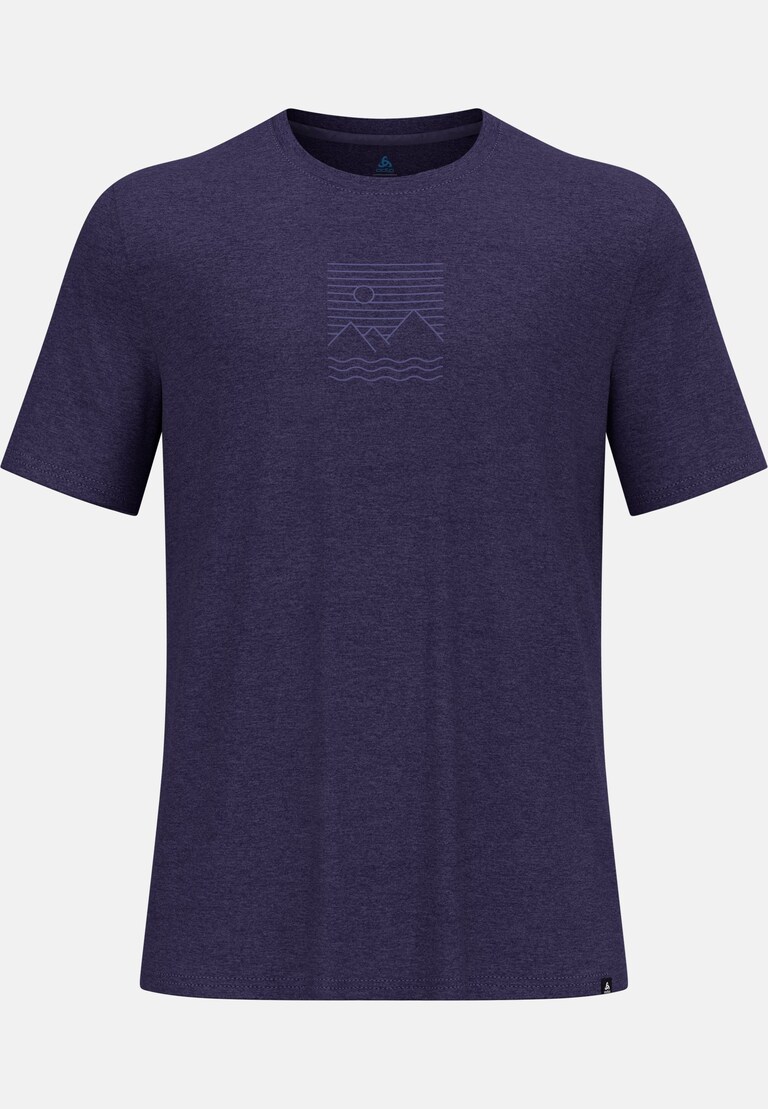 Ascent sun sea mountains t-shirt