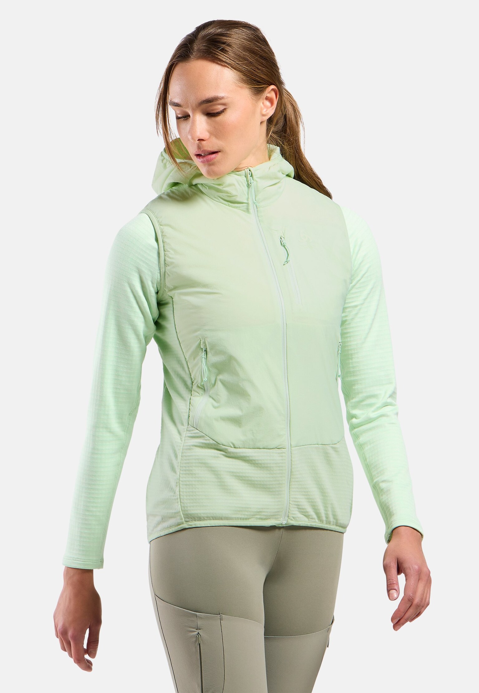 The Ascent wool insulated hybrid vest