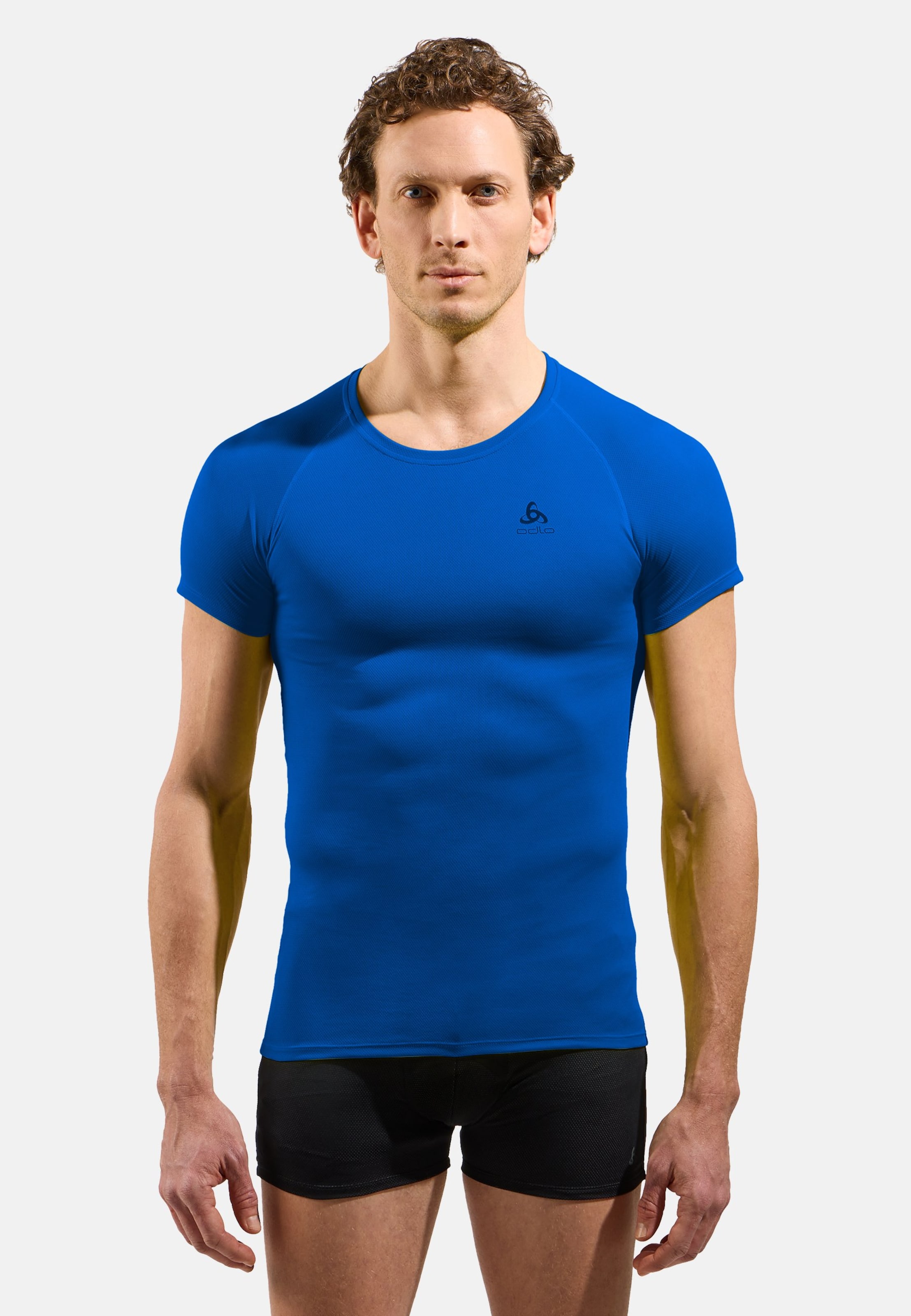 Odlo Active F-Dry Light Base Layer T-Shirt für Herren - Wandern, Radsport - blau, S