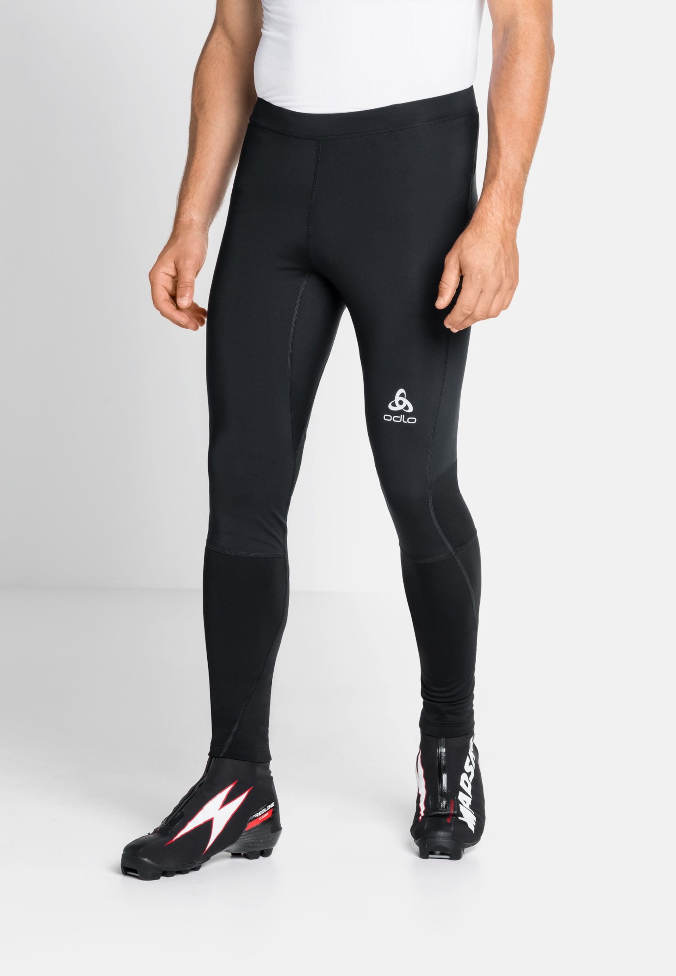 Odlo Velocity Langlauftights für Herren, S, schwarz