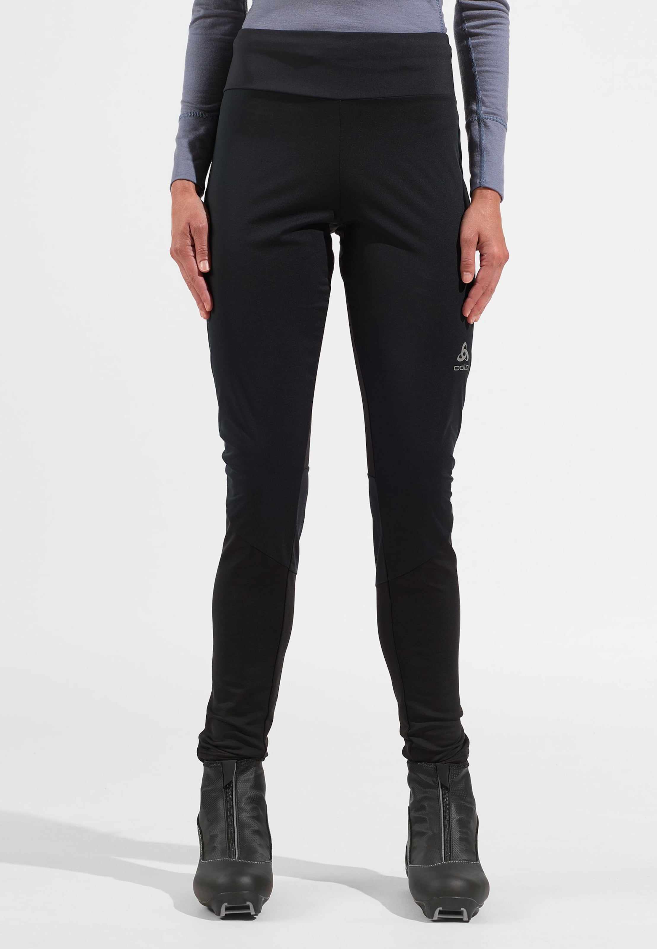 Odlo Langnes Langlaufhose für Damen, S, schwarz