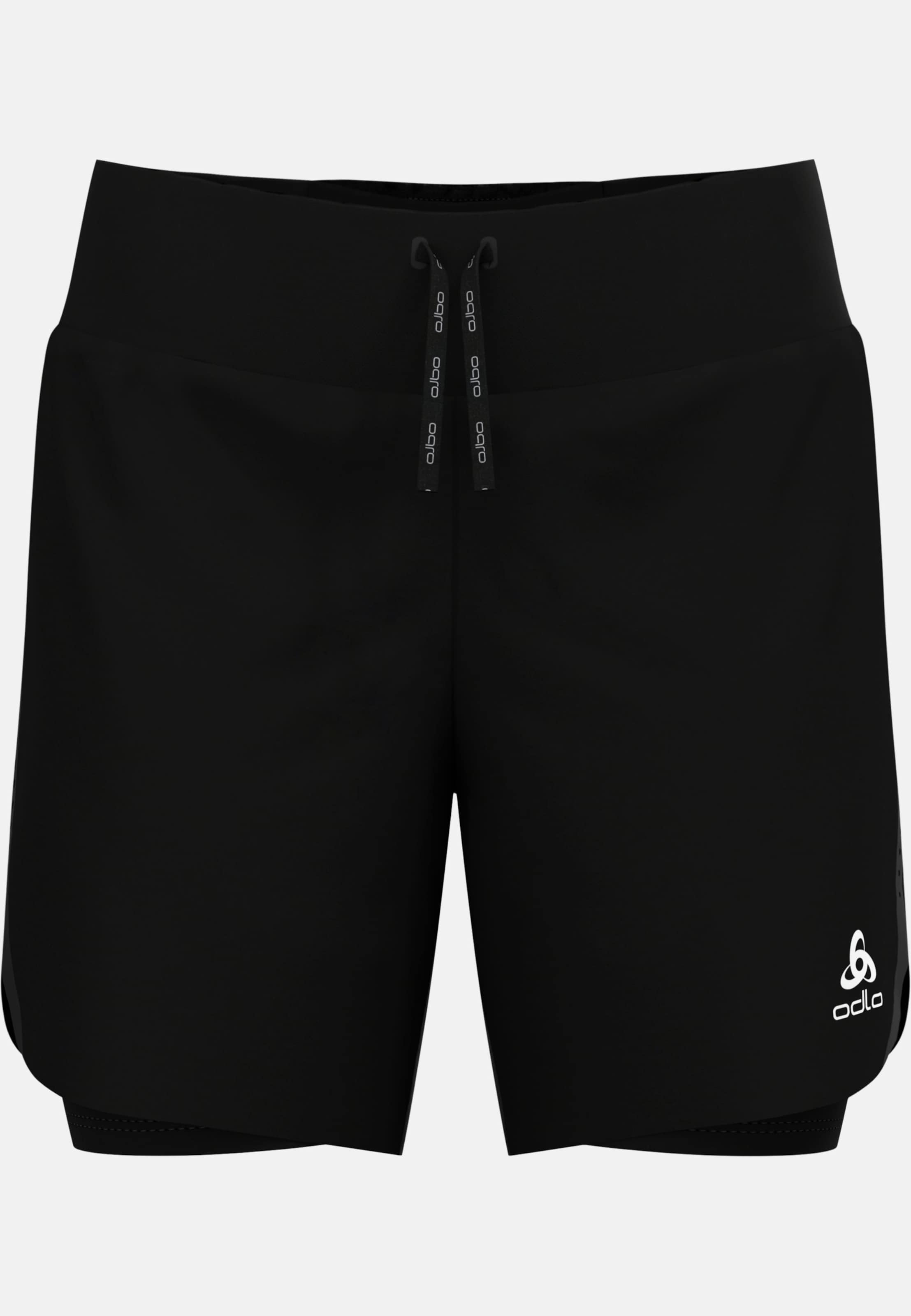 Odlo X-Alp 6 Inch Trailrunning-Shorts für Damen, XS, schwarz