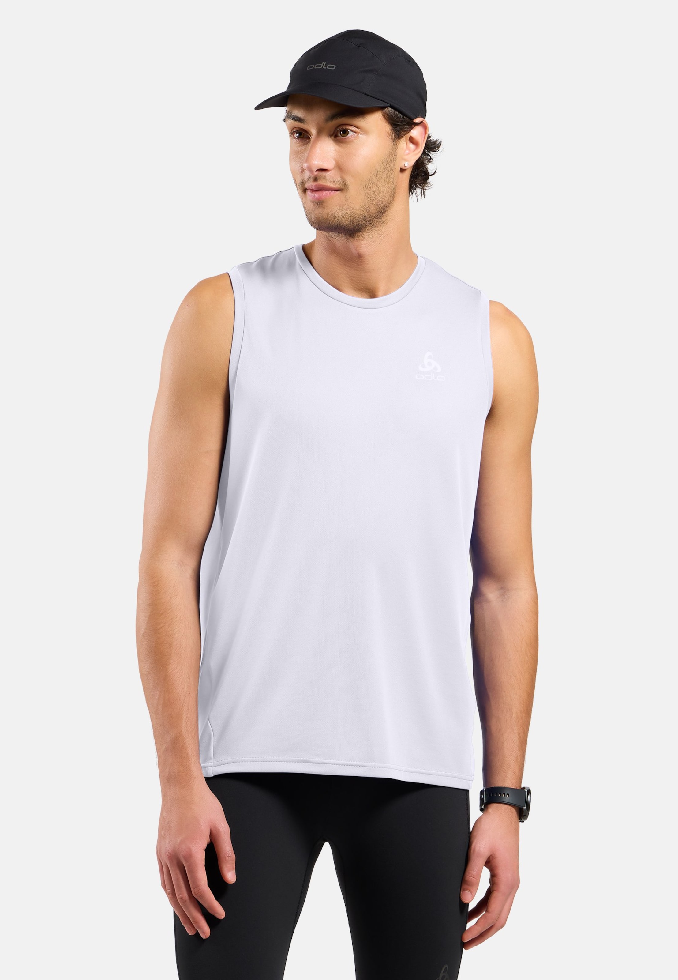 Odlo Essential Lauf-Tank für Herren - Training, Running - weiss, XL