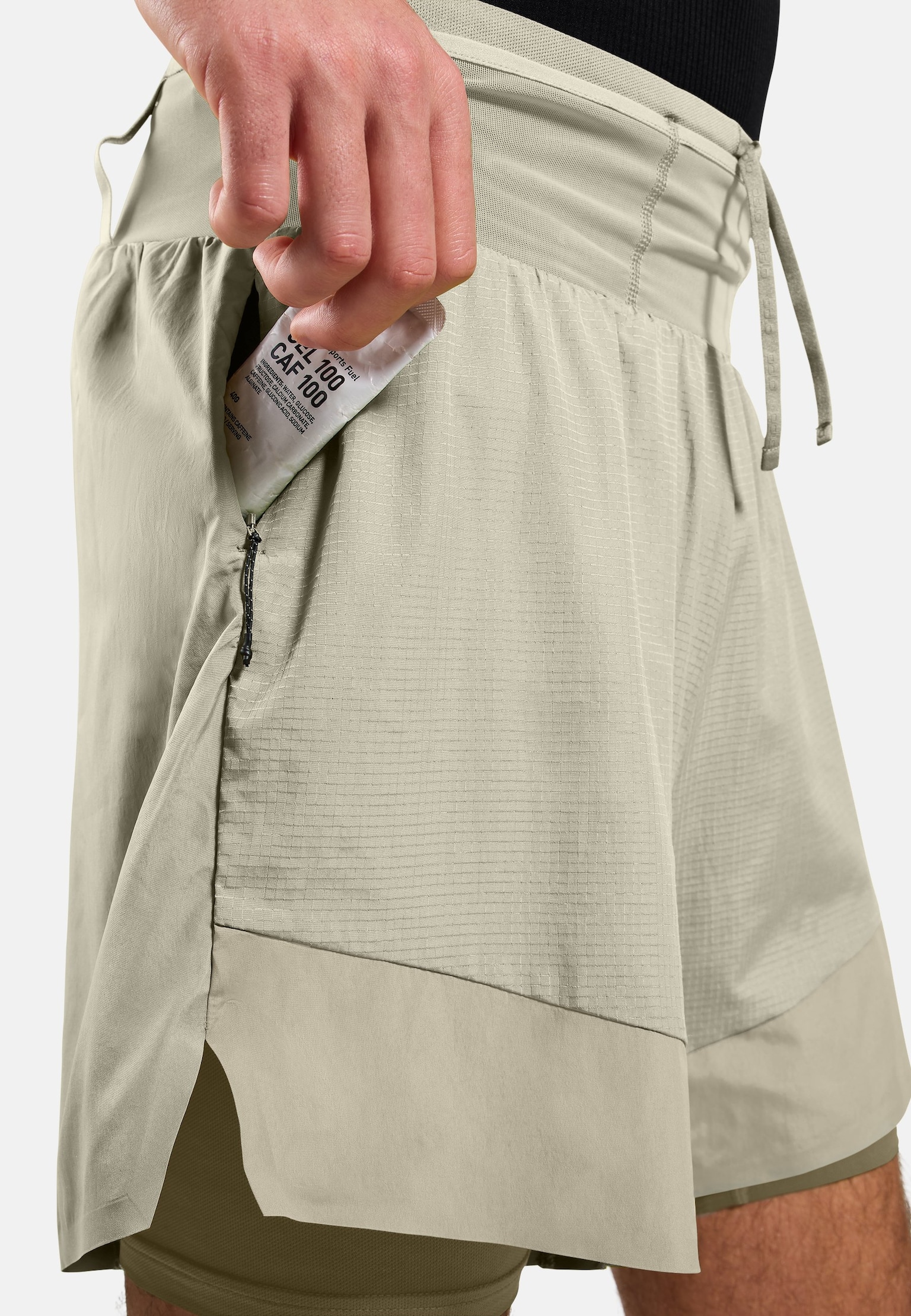 Short de running 2 en 1 X-Alp Trail 6 Inch