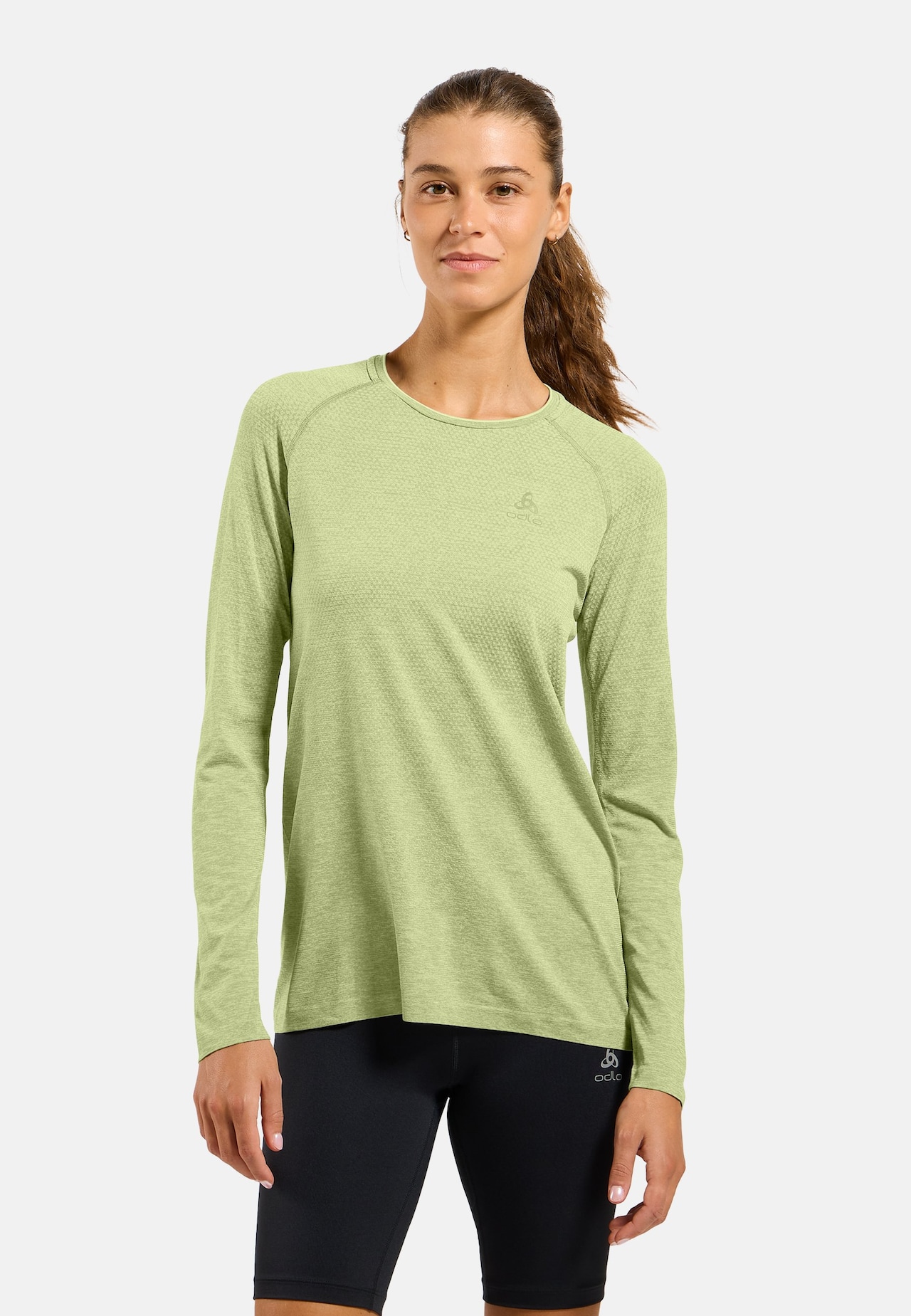 T-shirt manches longues de running Essential Seamless