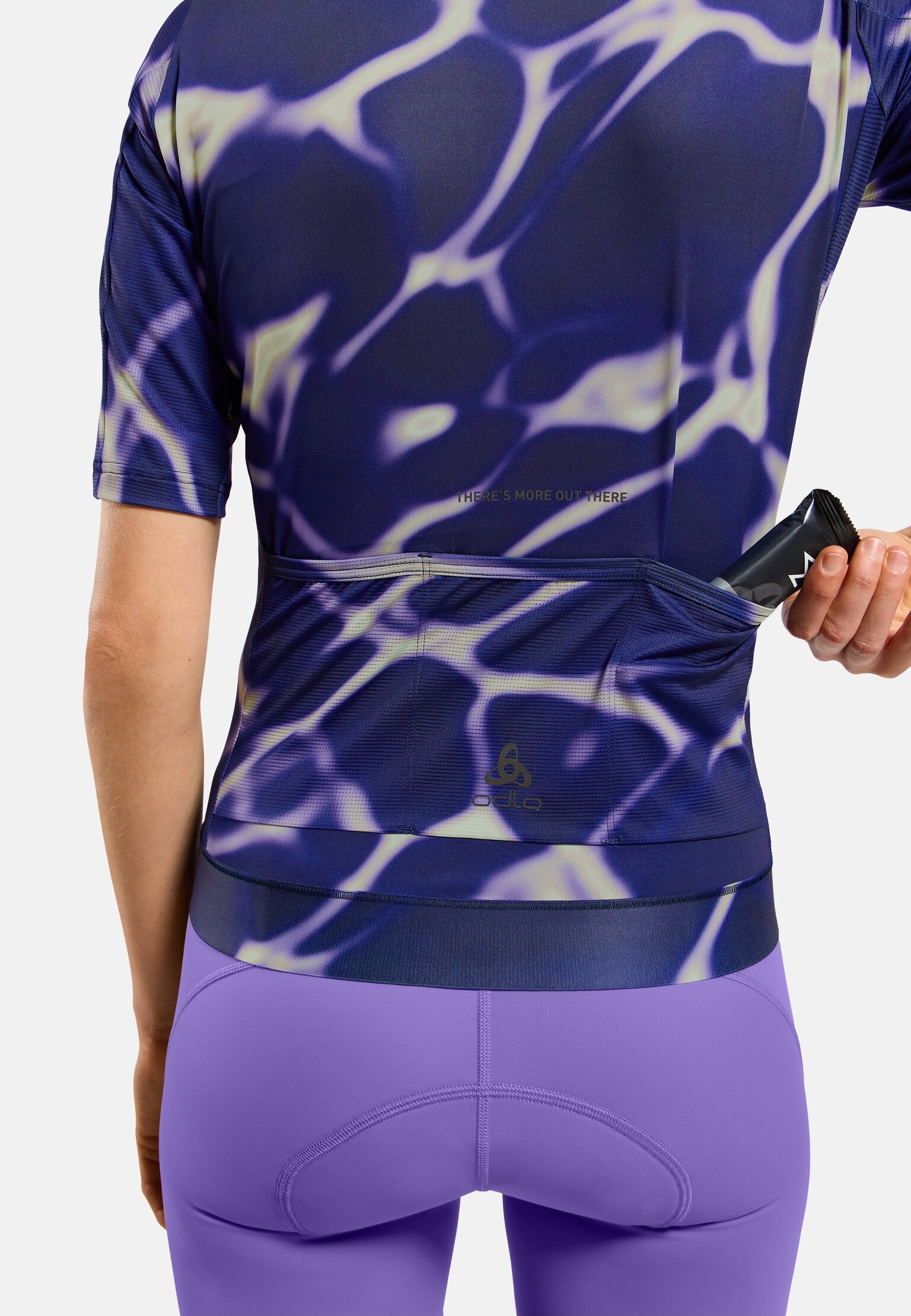 The Zeroweight Pro Chill-Tec full-zip print cycling jersey