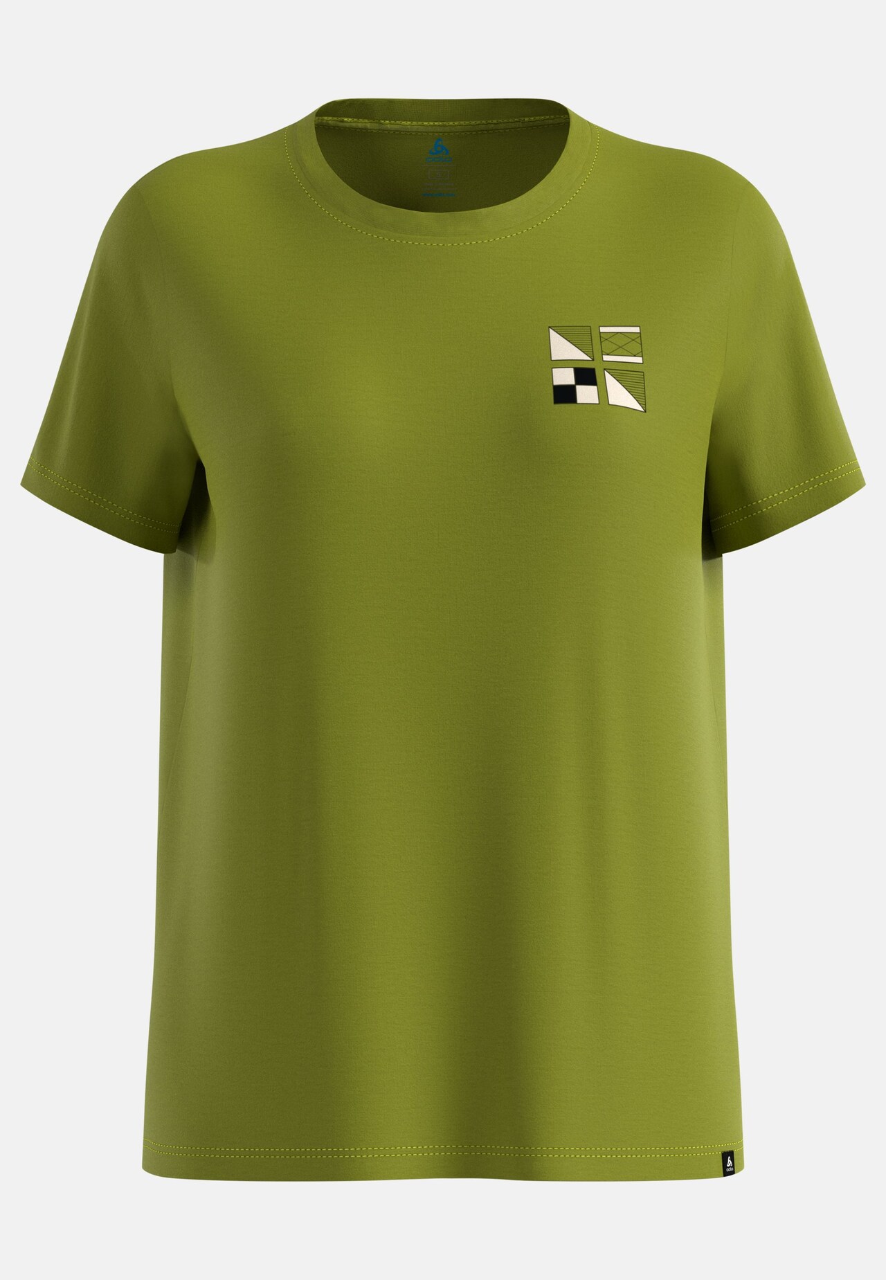 T-shirt Odlo Flags in misto cotone