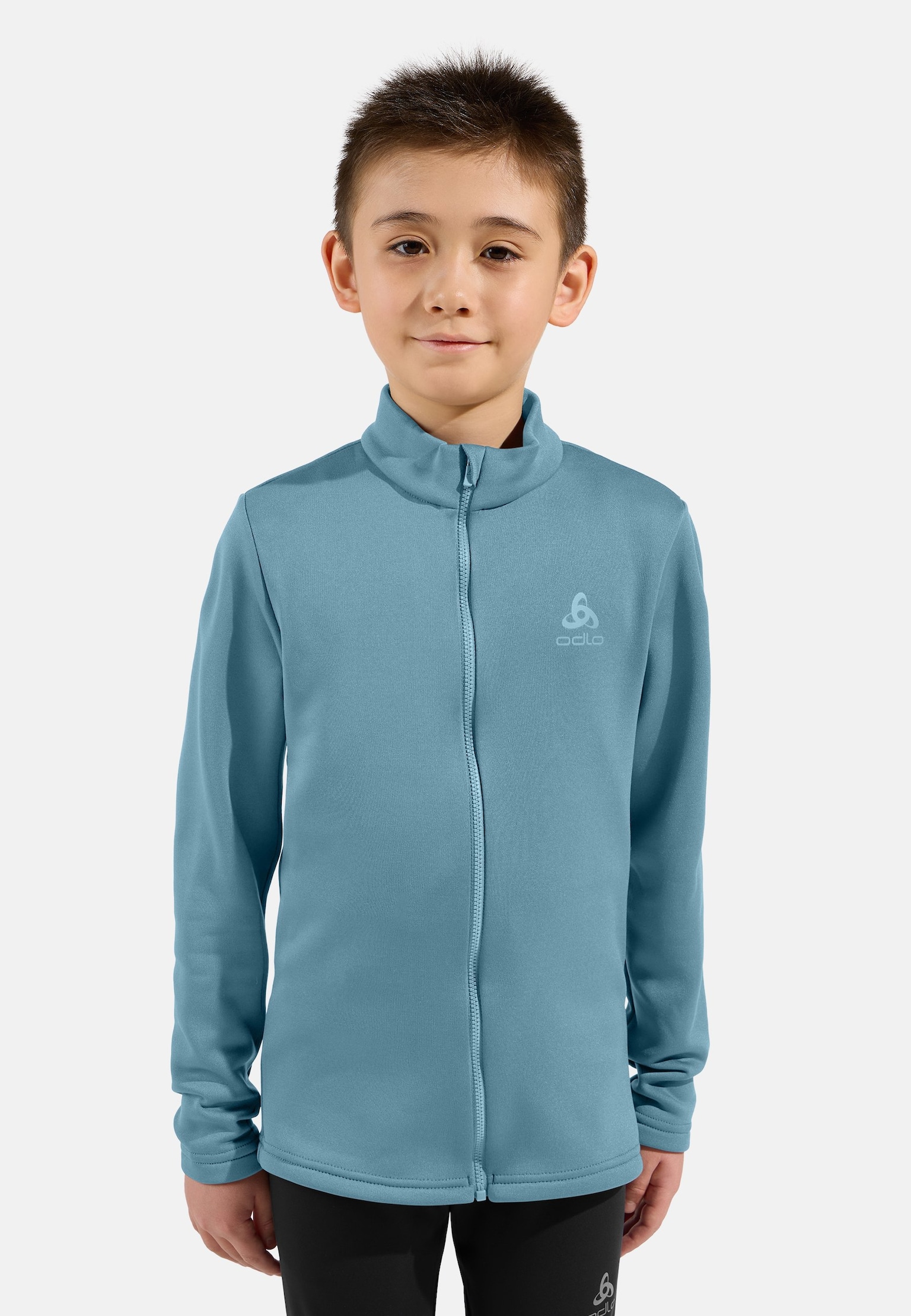 The Berra kids' mid layer zip
