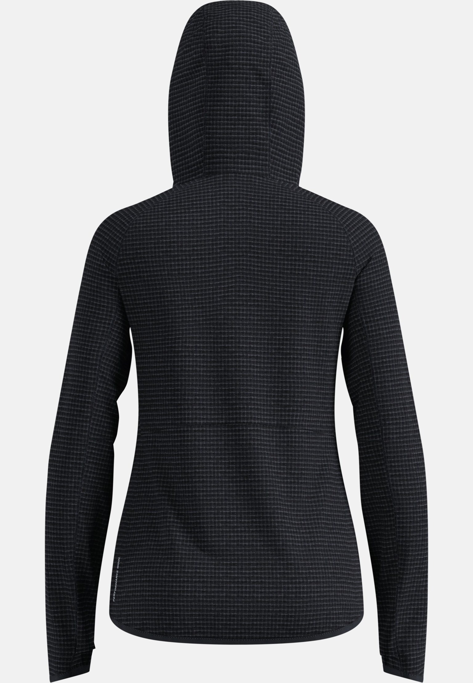 Ascent midlayer met capuchon en rits