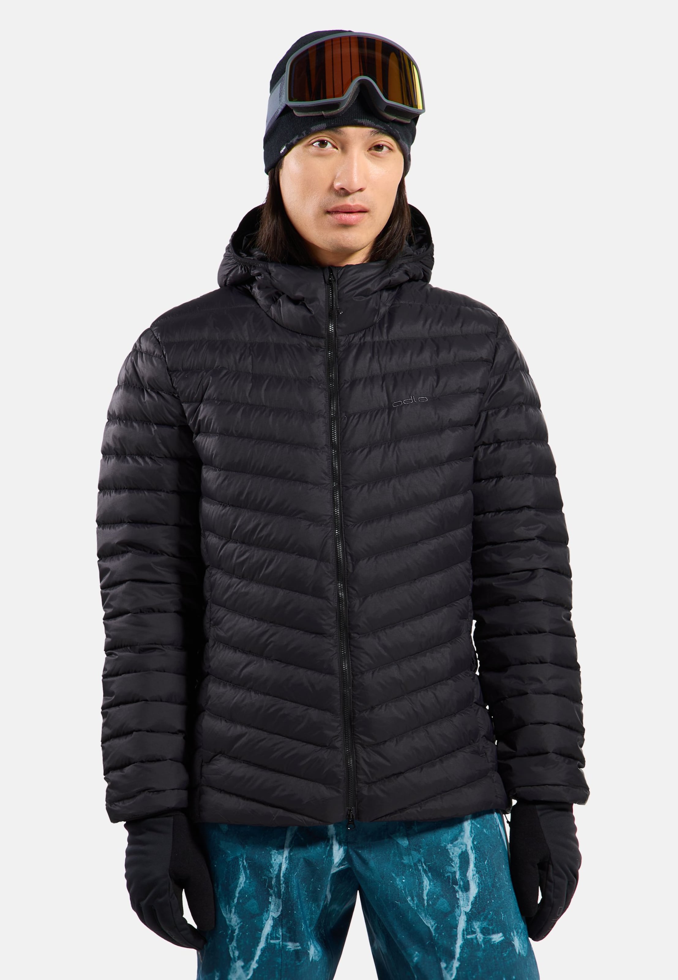 Odlo X-Alp Packable Down Isolationsjacke für Herren - Wandern, Ski & Snow - schwarz, S