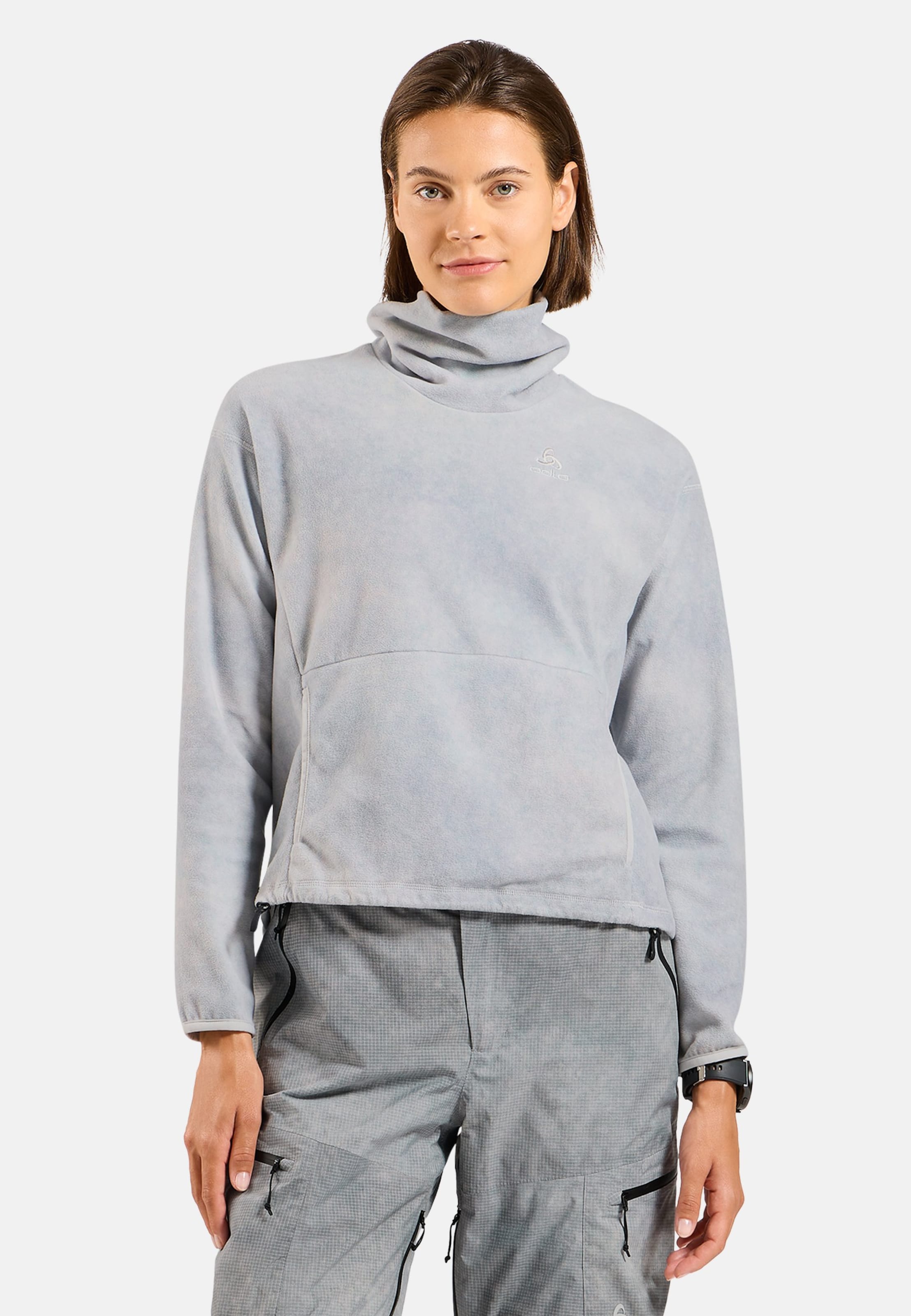 Odlo Odlo x POW Collective Voices Rollkragenshirt für Damen, M, grau