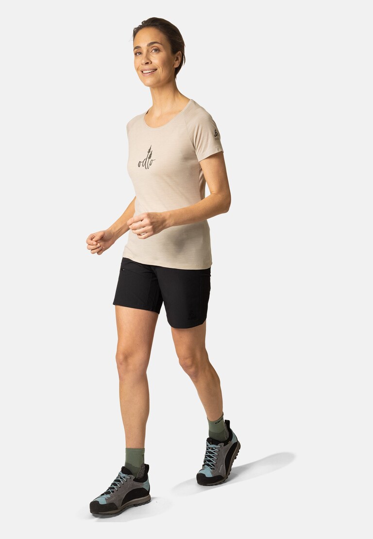 The Ascent Performance Wool 130 trees t-shirt