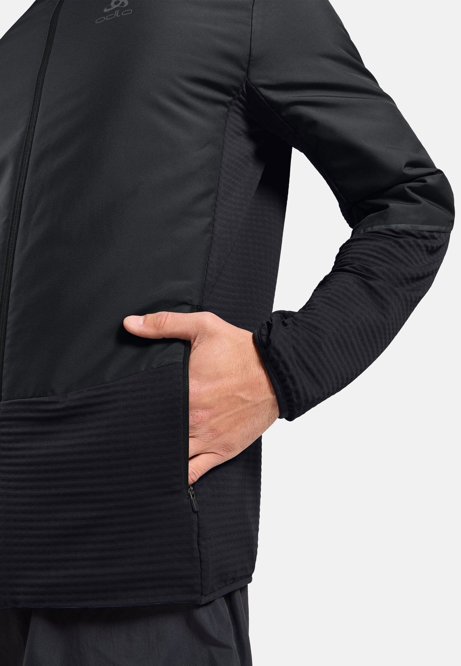 Giacca da running ibrida Essentials Insulator