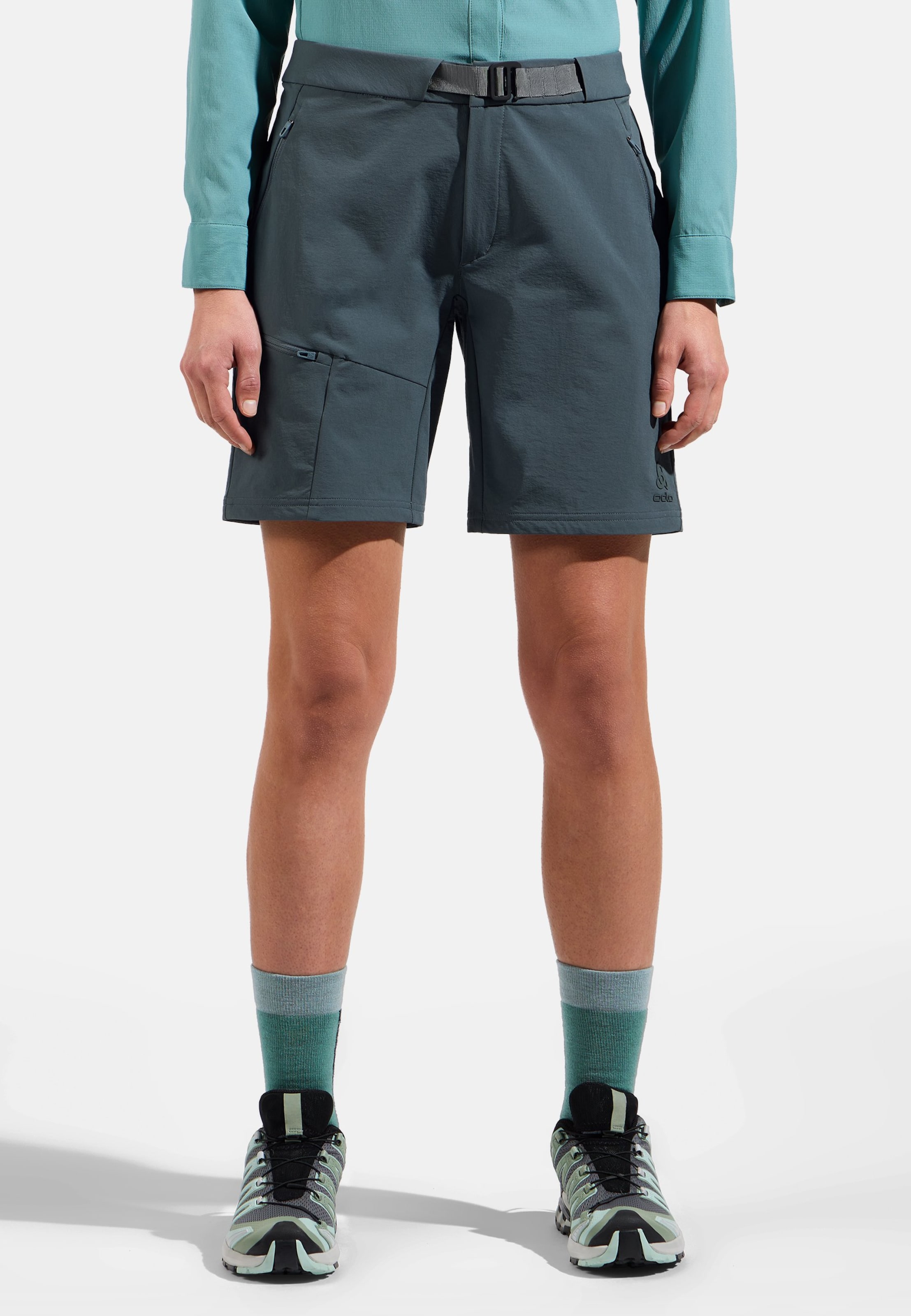 Odlo Ascent Wandershorts für Damen, 34, grün