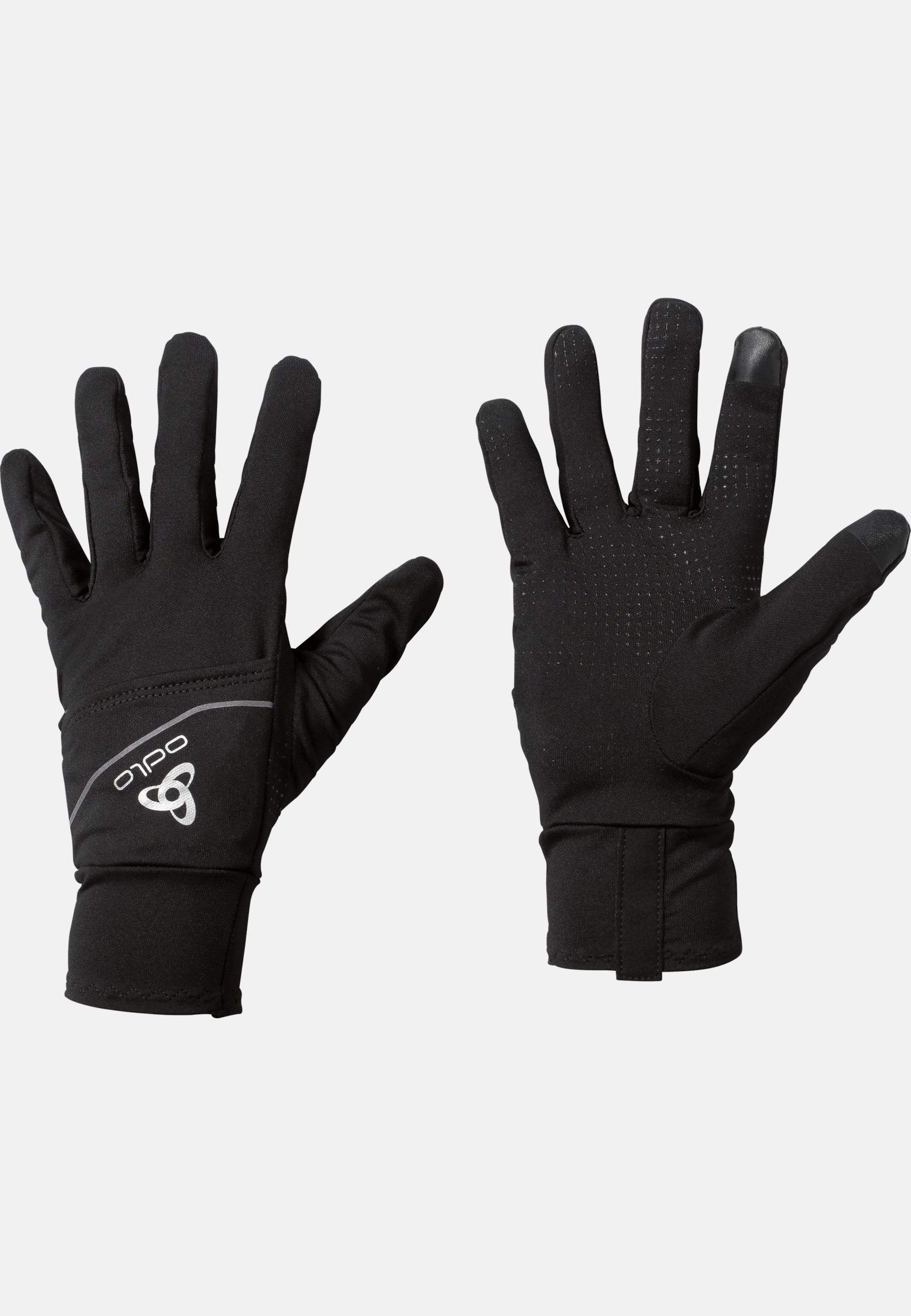 Odlo Intensity Cover Safety Light Handschuhe, XXS, schwarz