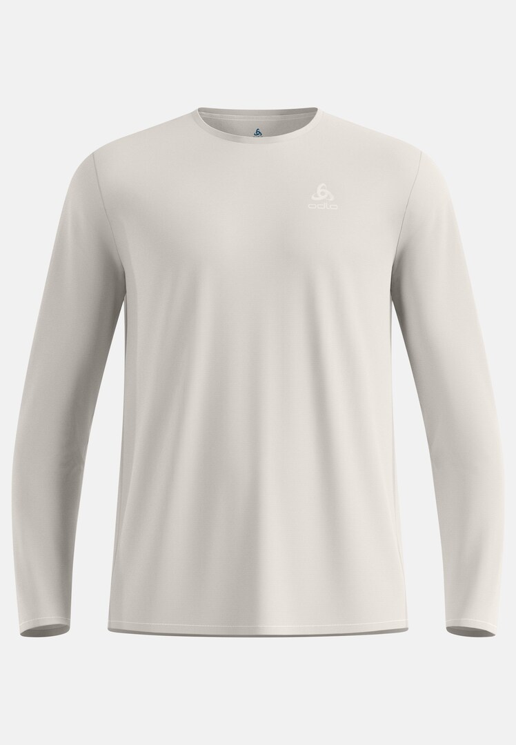 Zeroweight Chill-Tec Long-Sleeve Running T-Shirt in Gardenia | Odlo