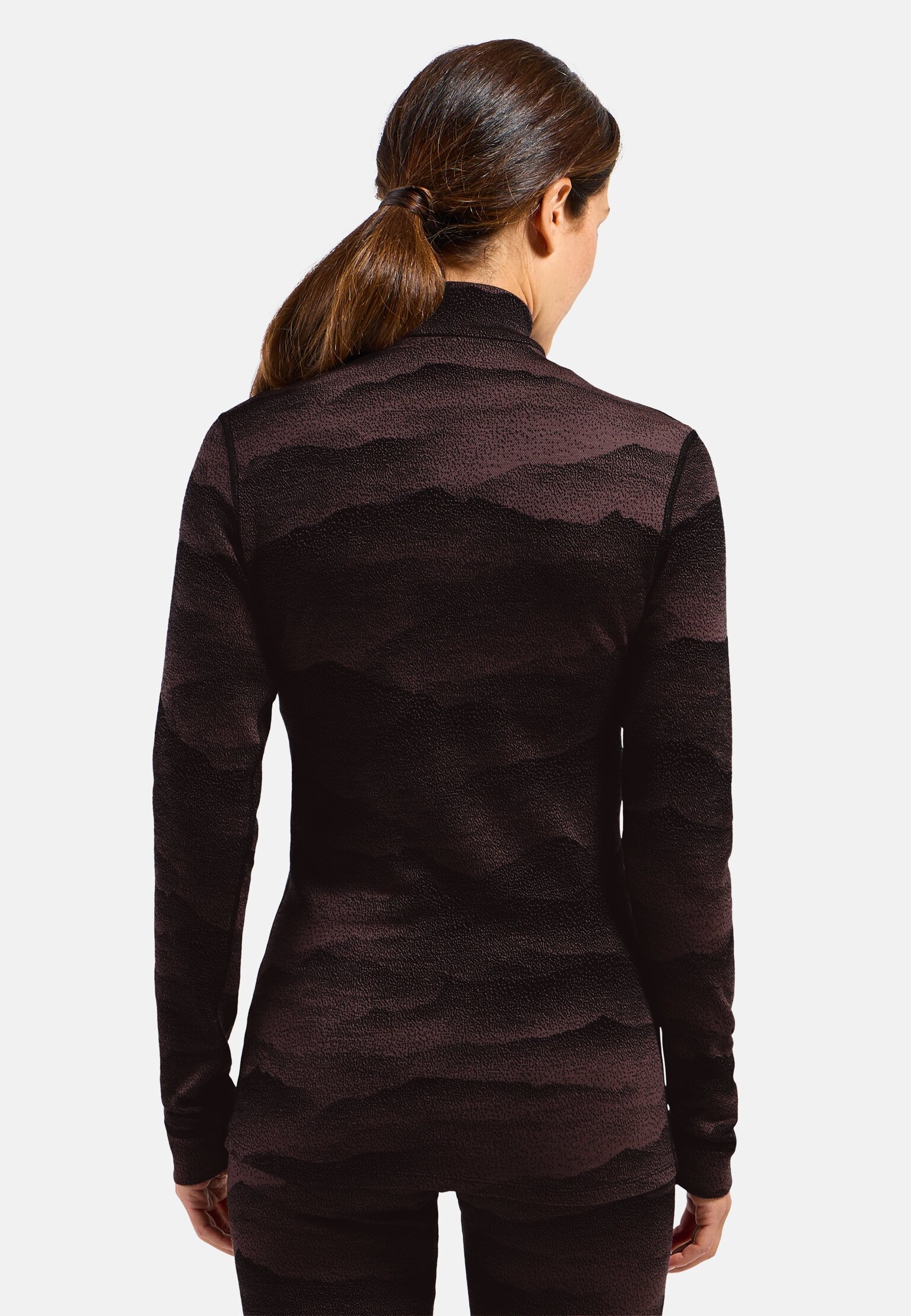 The Natural Merino Warm Jacquard Base Layer Half-Zip