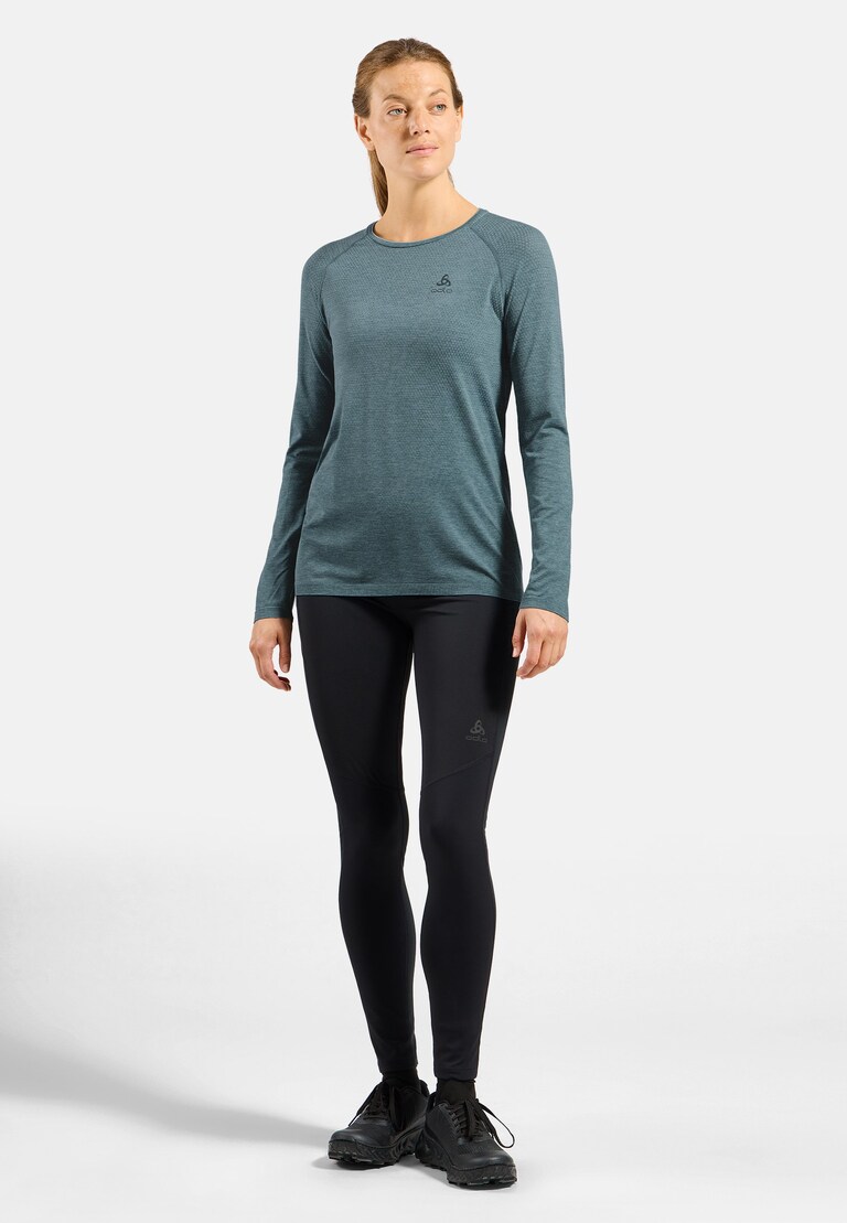 Essentials Seamless Langarm-Laufshirt