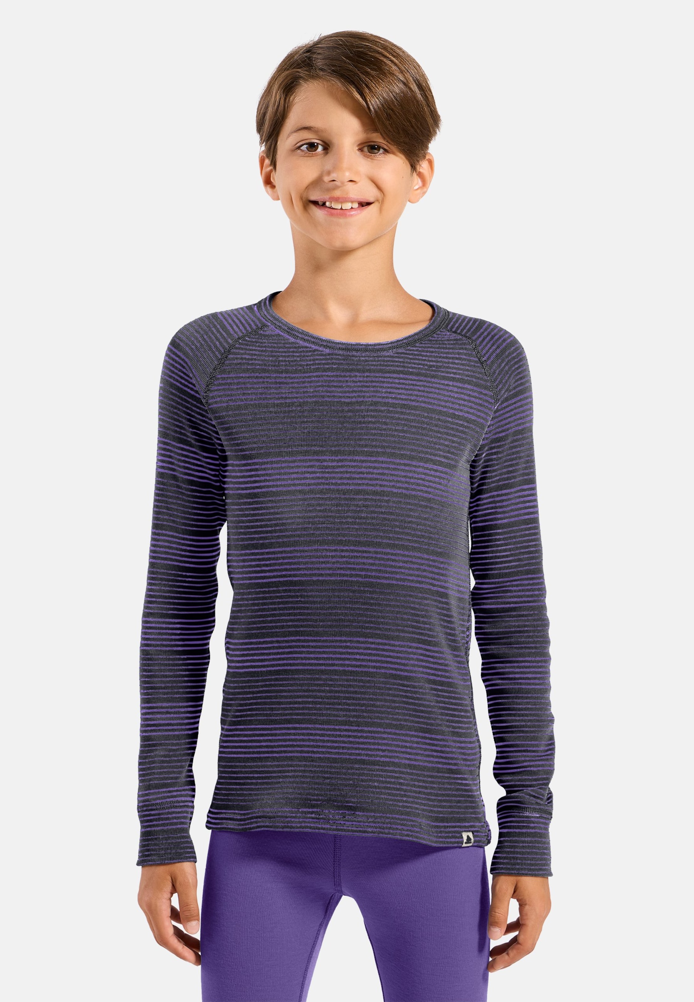 Odlo Active Warm Base-Layer-Set für Kinder, 152, lila