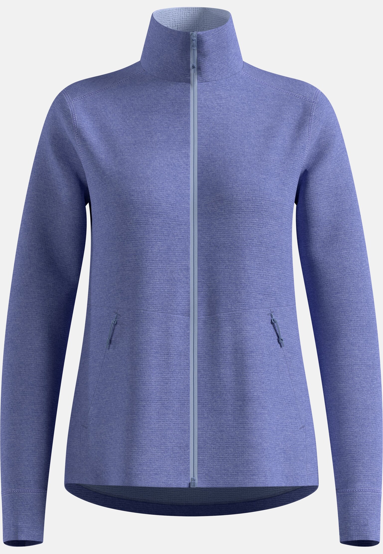 Veste multisport à zip intégral en polaire à structure quadrillée Essentials