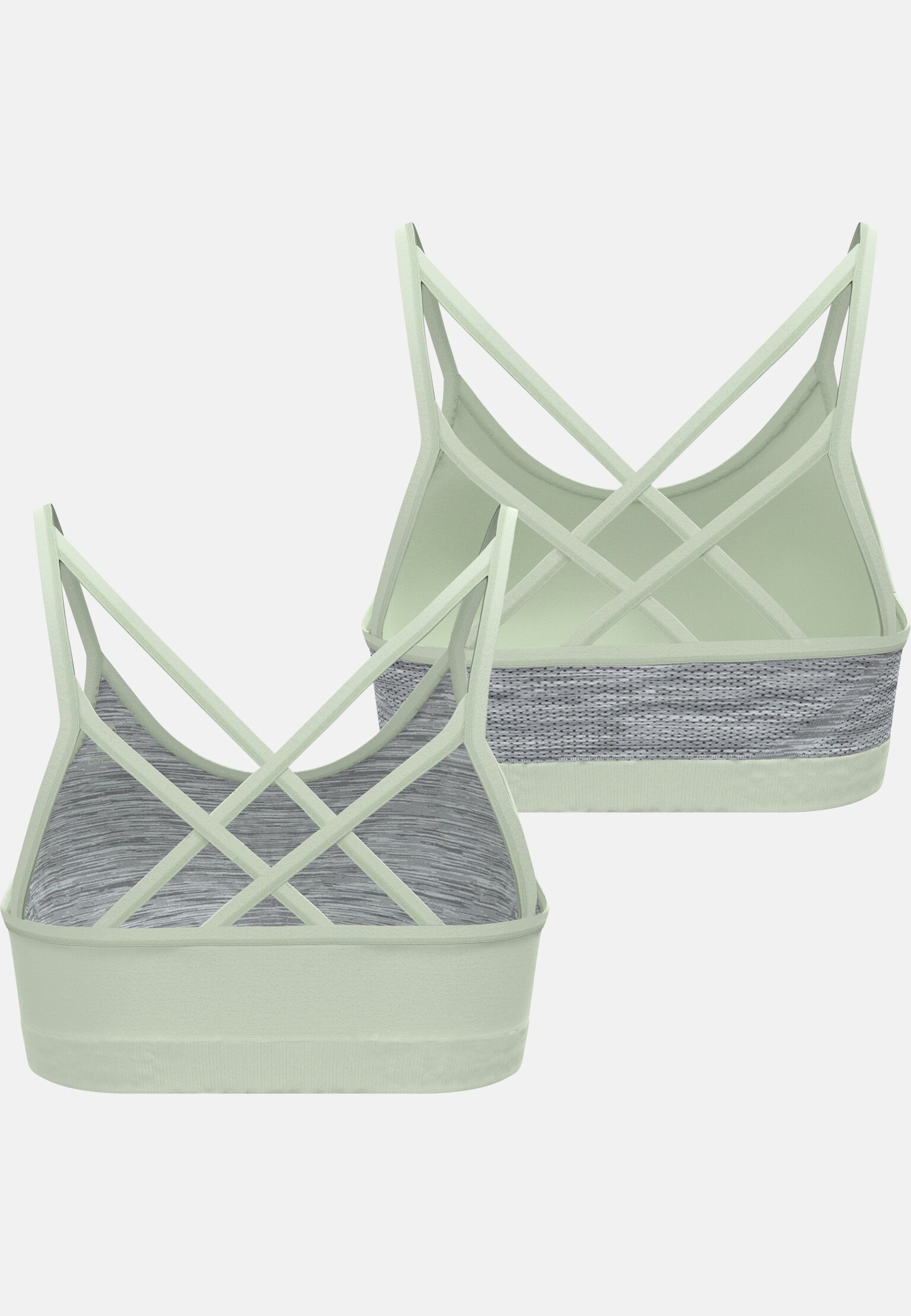 Seamless myk støtte vendbar sports-BH