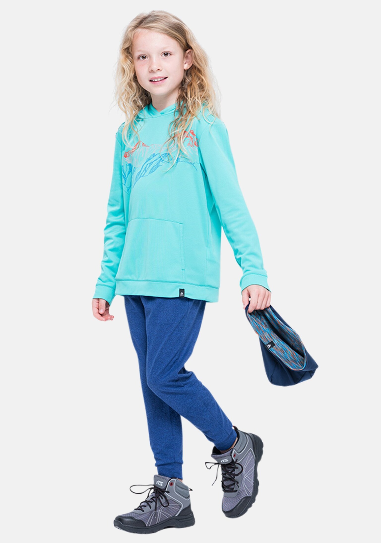 The WeAct kids' collection mid layer hoody
