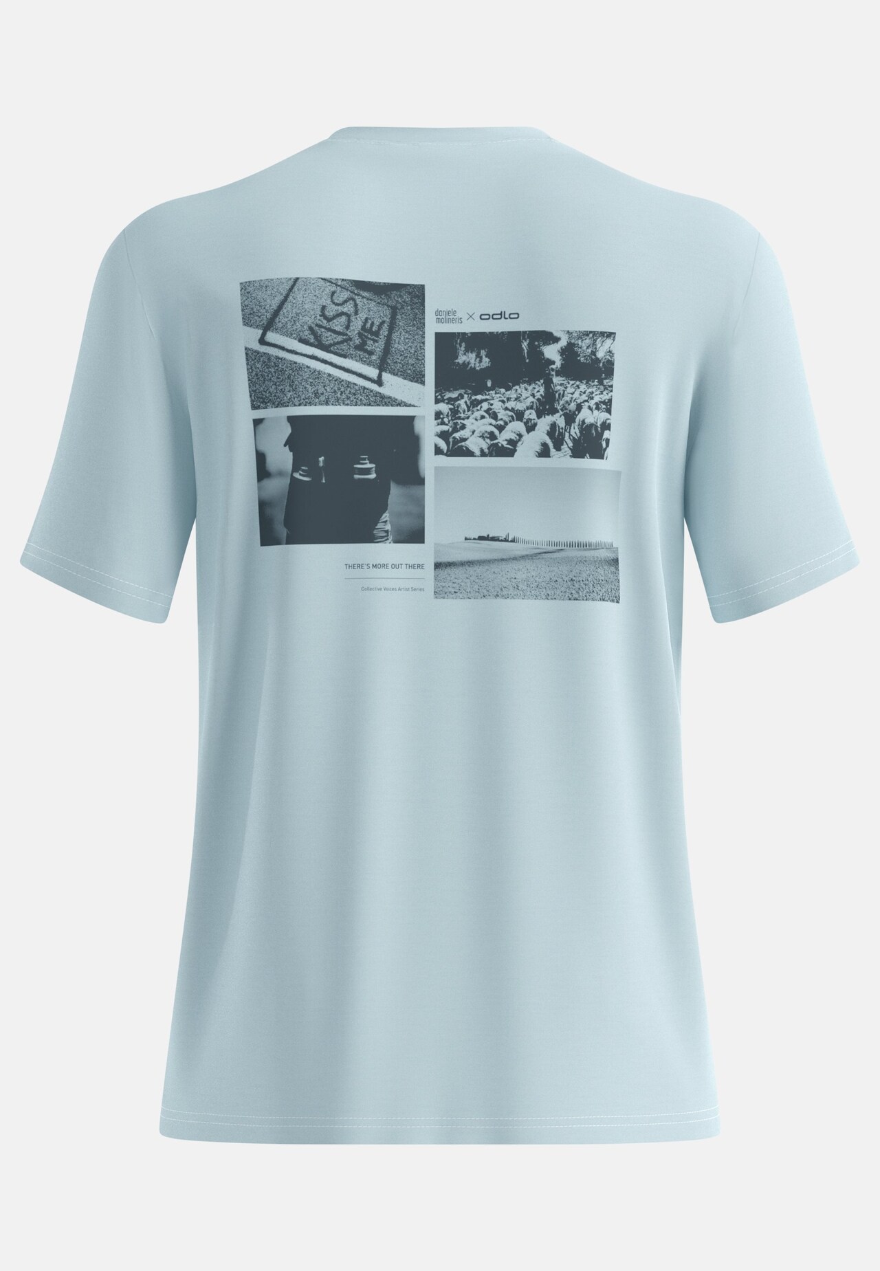 Merino 160 Postcards t-skjorte