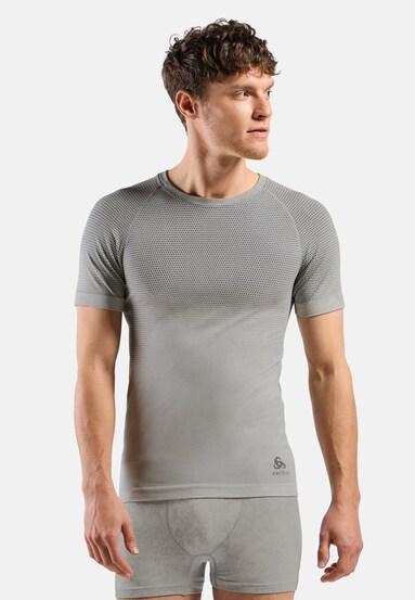 Base layer a maniche corte Performance Light con motivo a pioggia