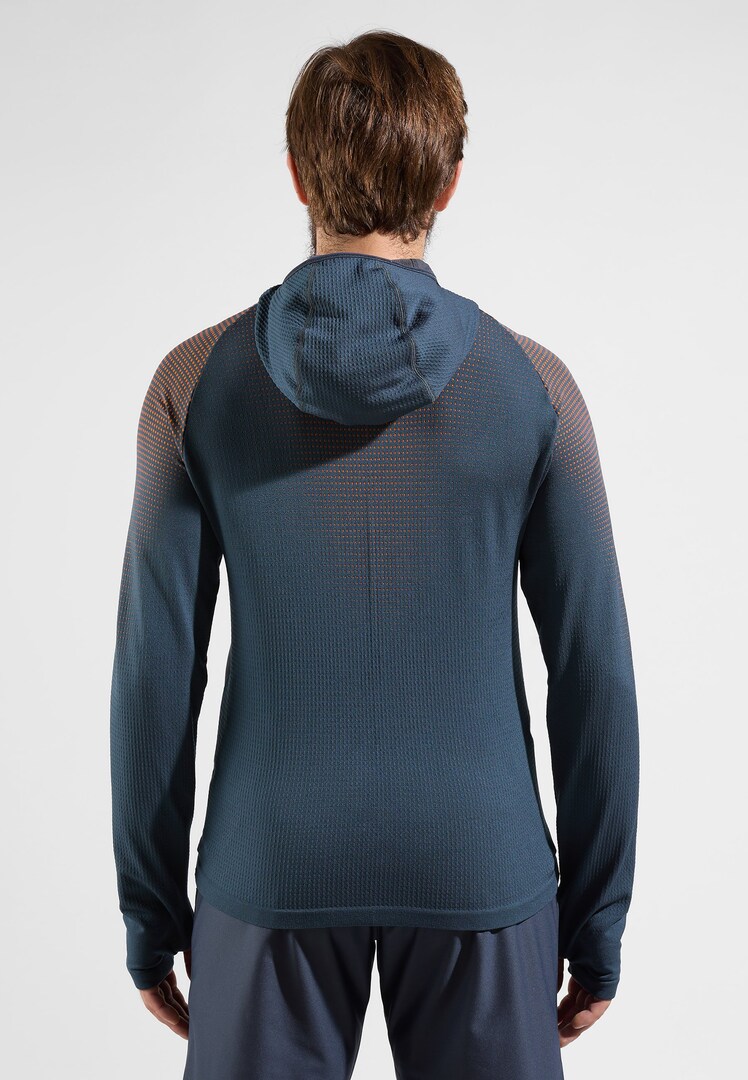 X-Alp Windproof Full-Zip Mid Layer in oriole - india ink | Odlo