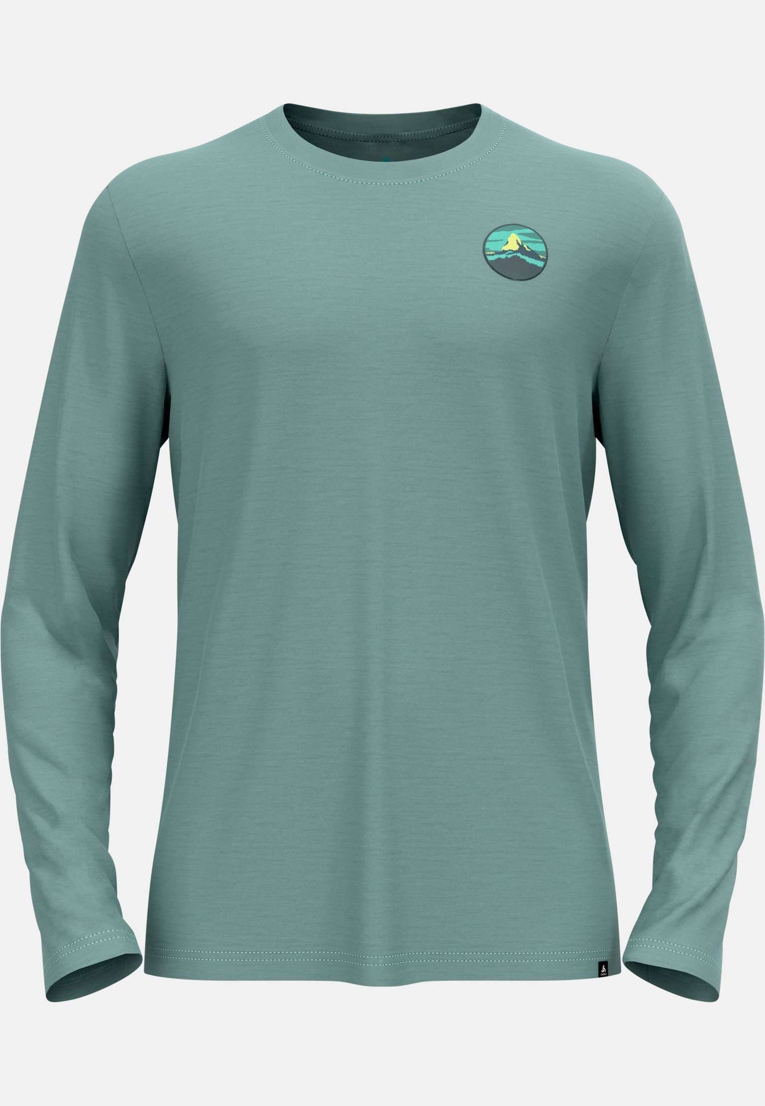 Ascent Merino 160 Langarmshirt mit Matterhorn-Motiv