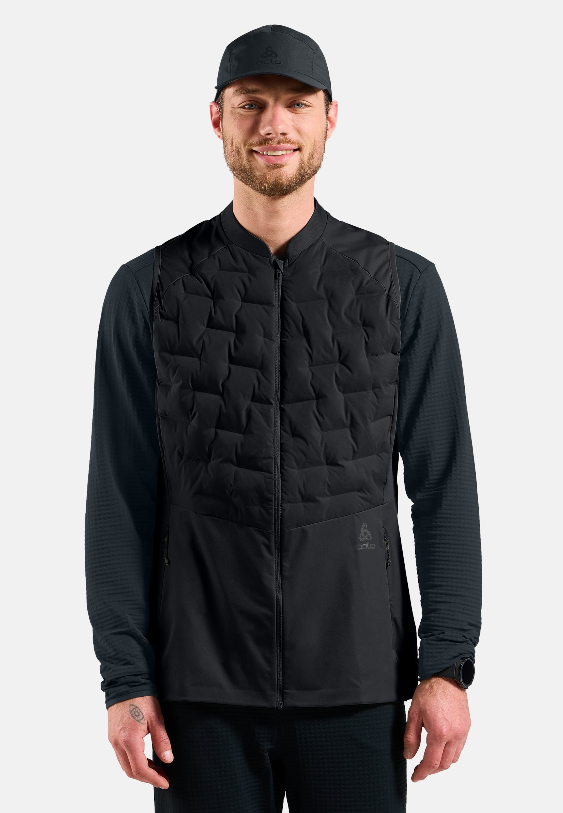 Odlo Zeroweight Insulator Laufweste für Herren, M, schwarz