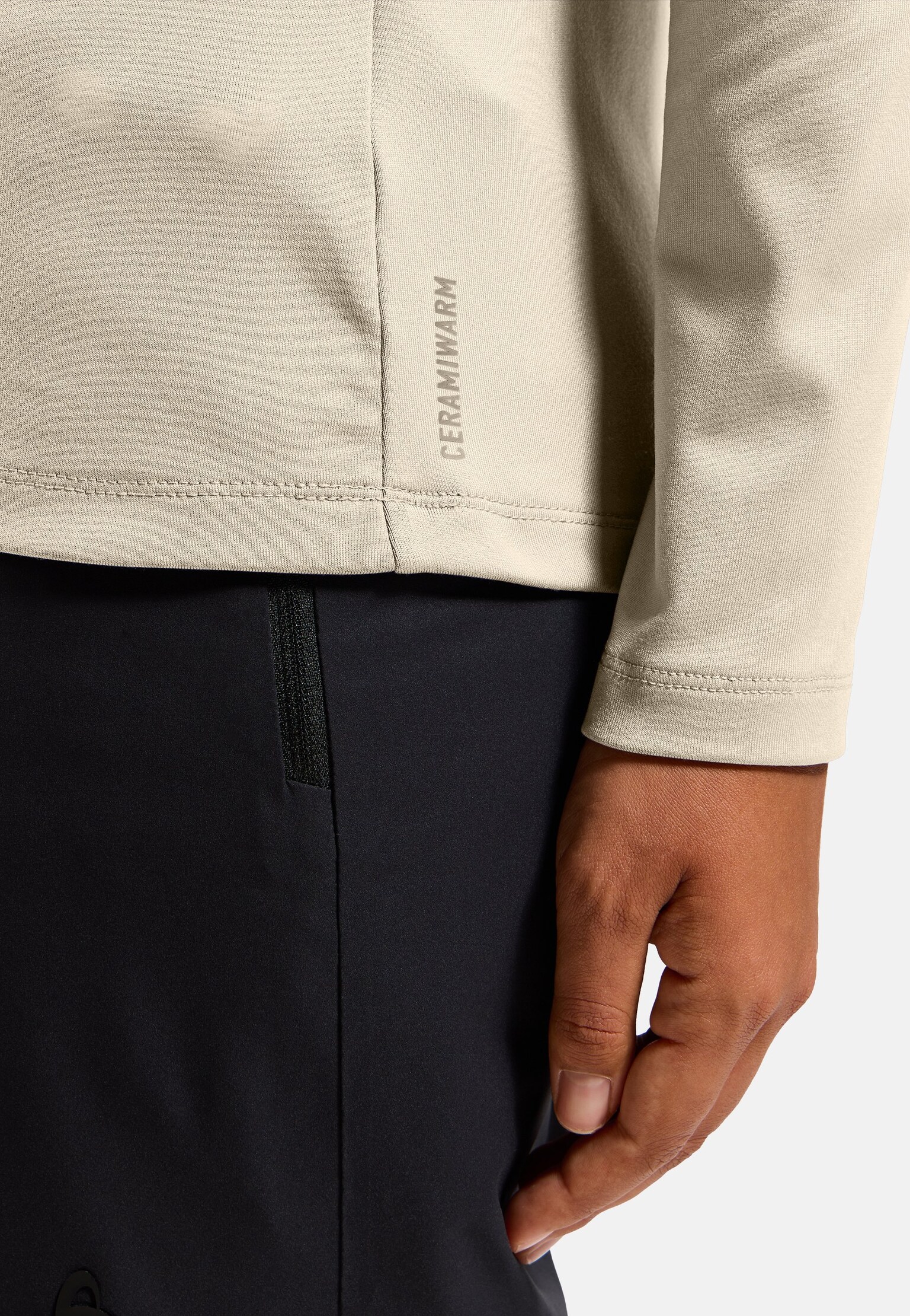 The Essentials Light half-zip mid layer