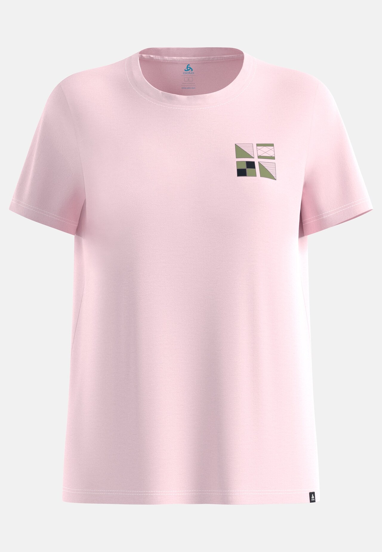T-shirt Odlo Flags in misto cotone