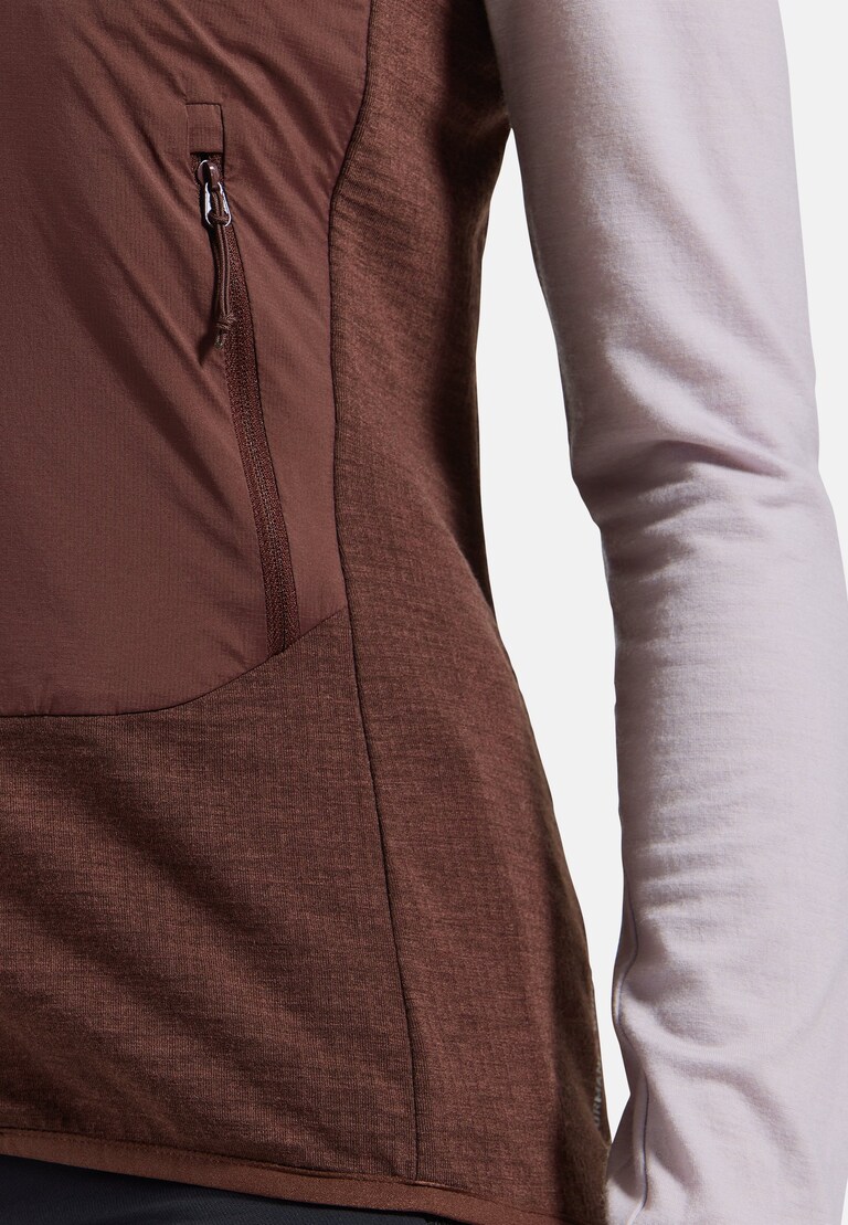 The Ascent wool insulated hybrid vest