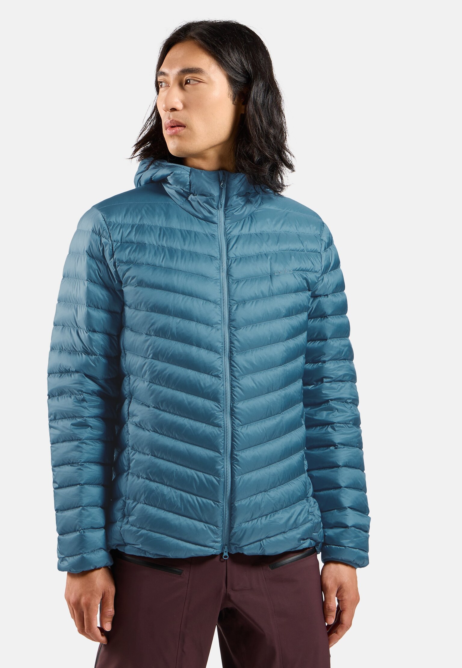 Veste à capuche compacte en duvet X-Alp