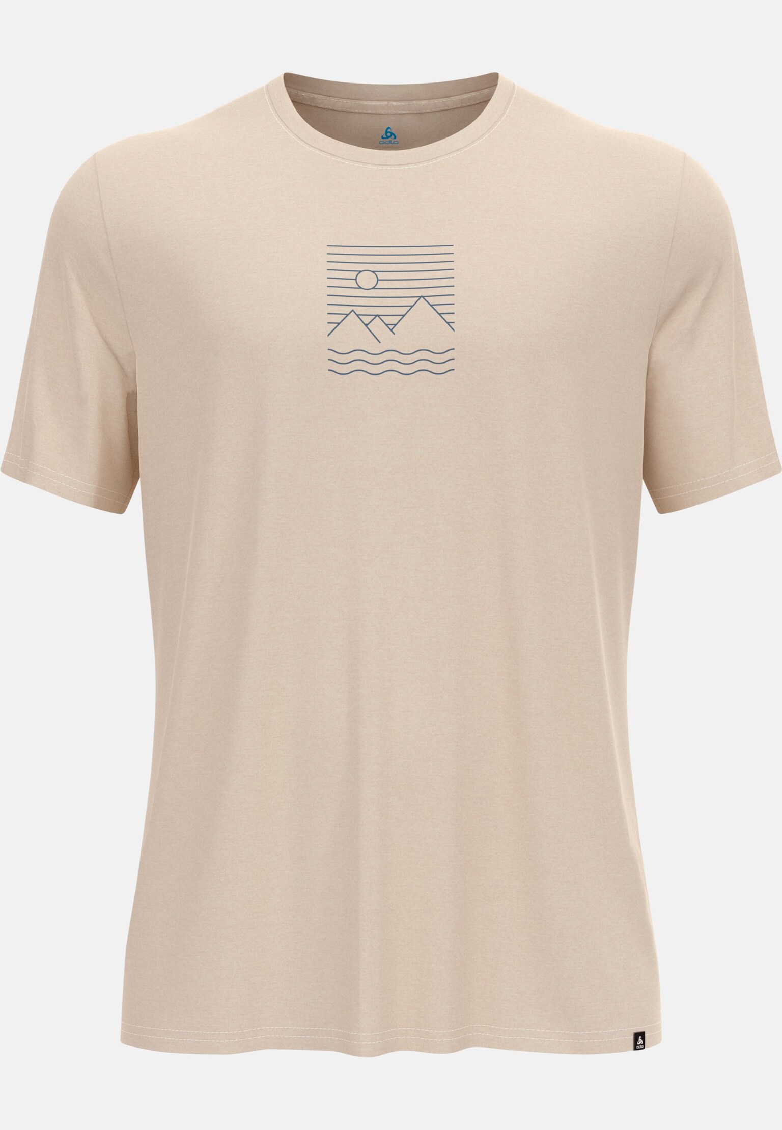 Ascent sun sea mountains t-shirt