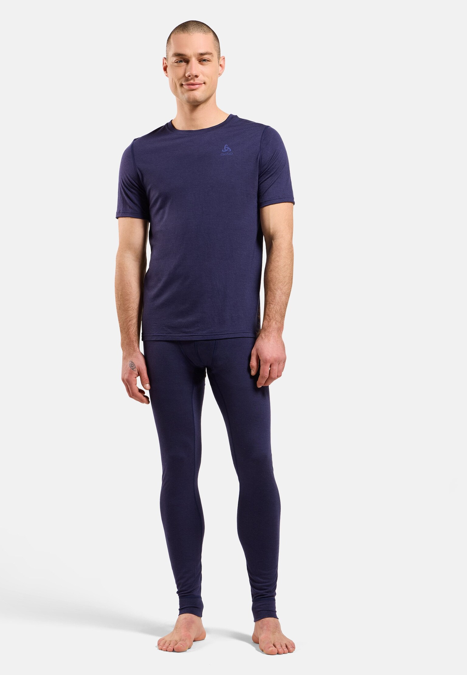 Natural Merino 200 basislaag T-shirt met ronde hals