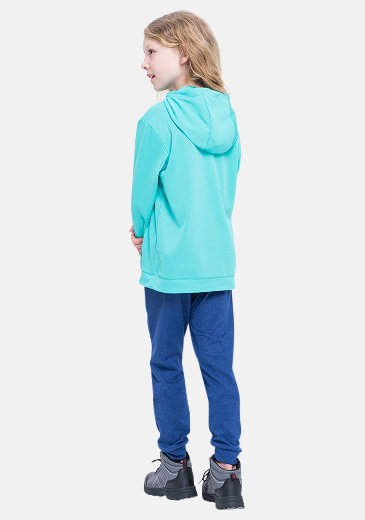 The WeAct kids' collection mid layer hoody