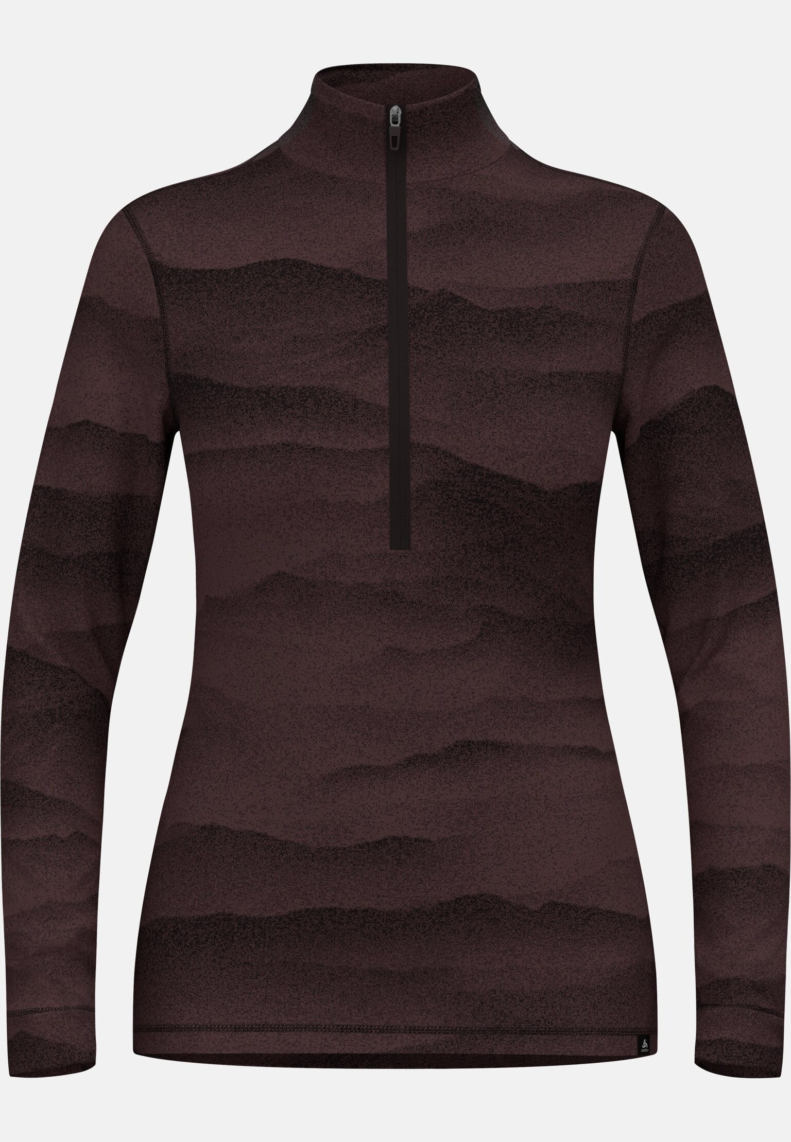 The Natural Merino Warm Jacquard Base Layer Half-Zip