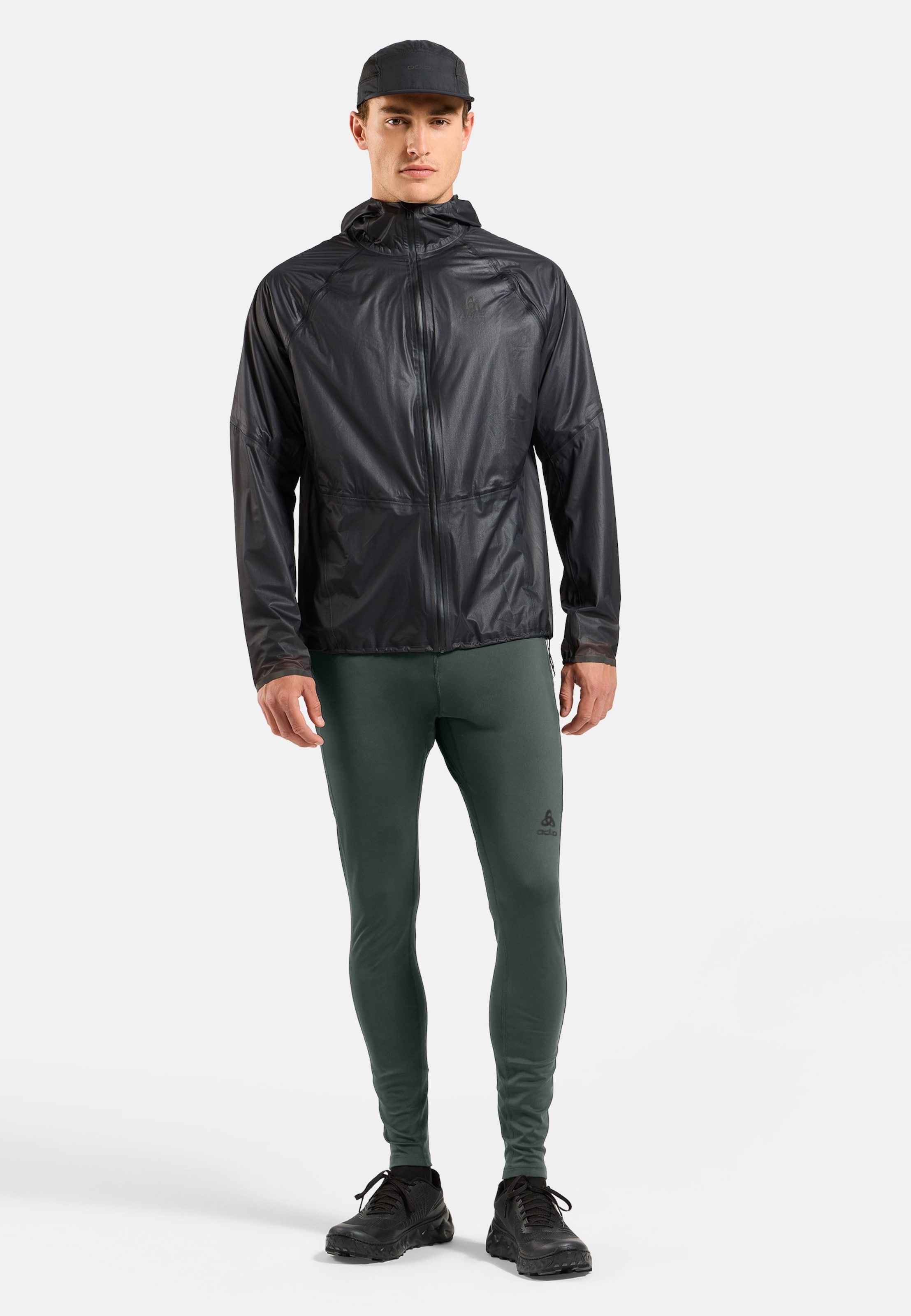 Odlo X-Alp Cargo Winter Lauftights für Herren - Trail Running, Running - grün, M