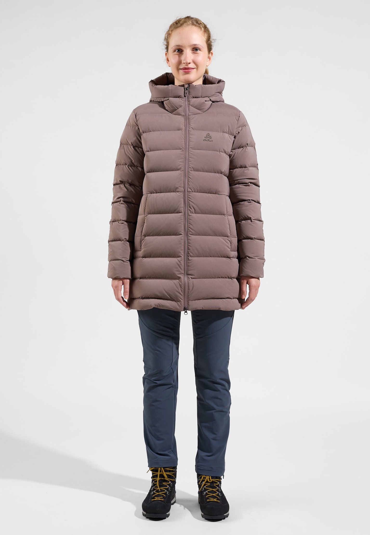 The Ascent N-Thermic recycled down hooded jacket