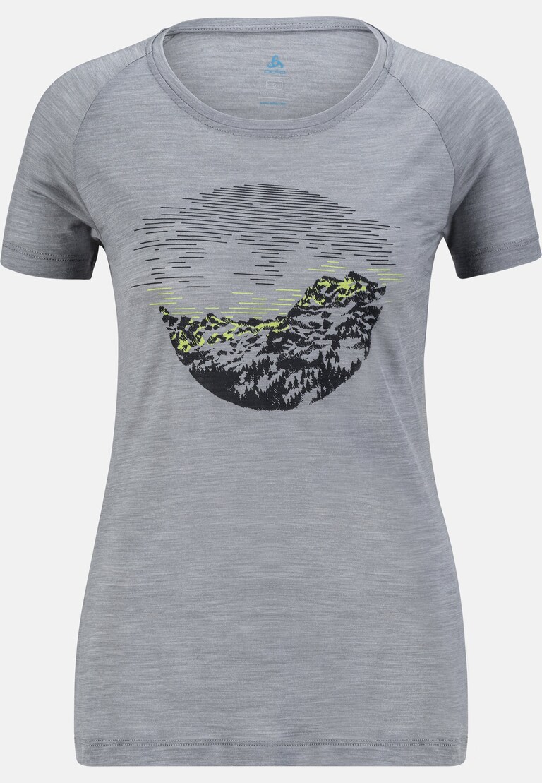 The Ascent Performance Wool Light sunrise t-shirt
