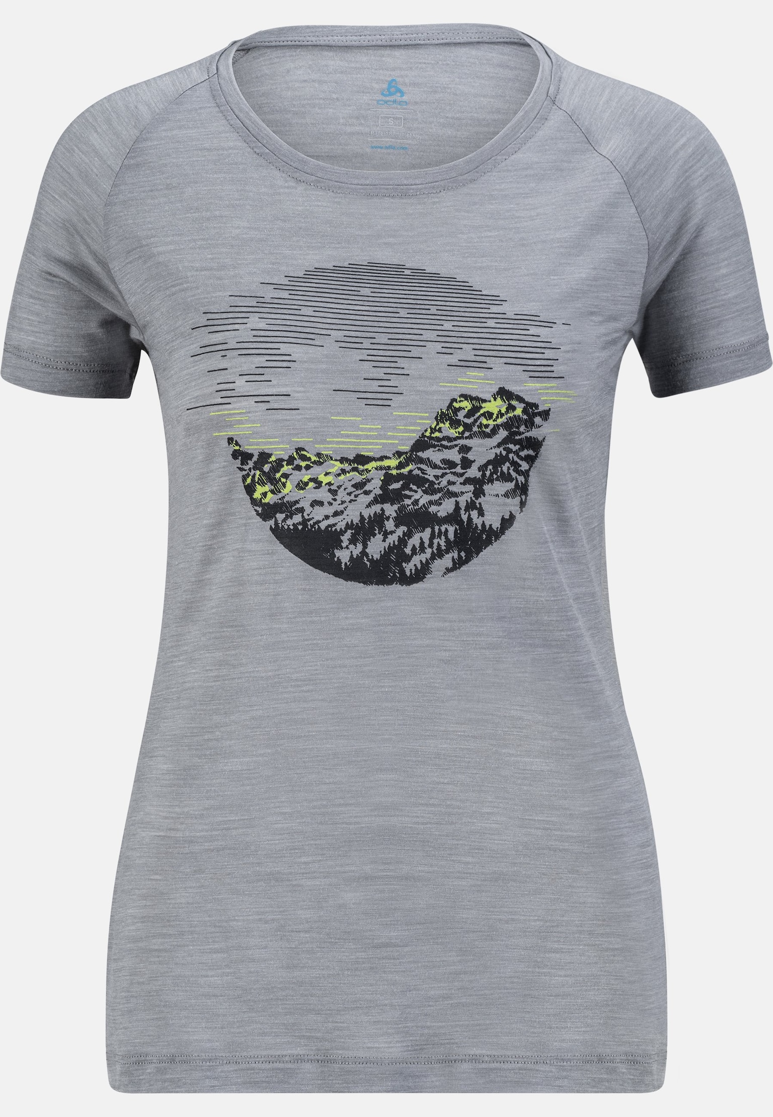 The Ascent Performance Wool Light sunrise t-skjorte