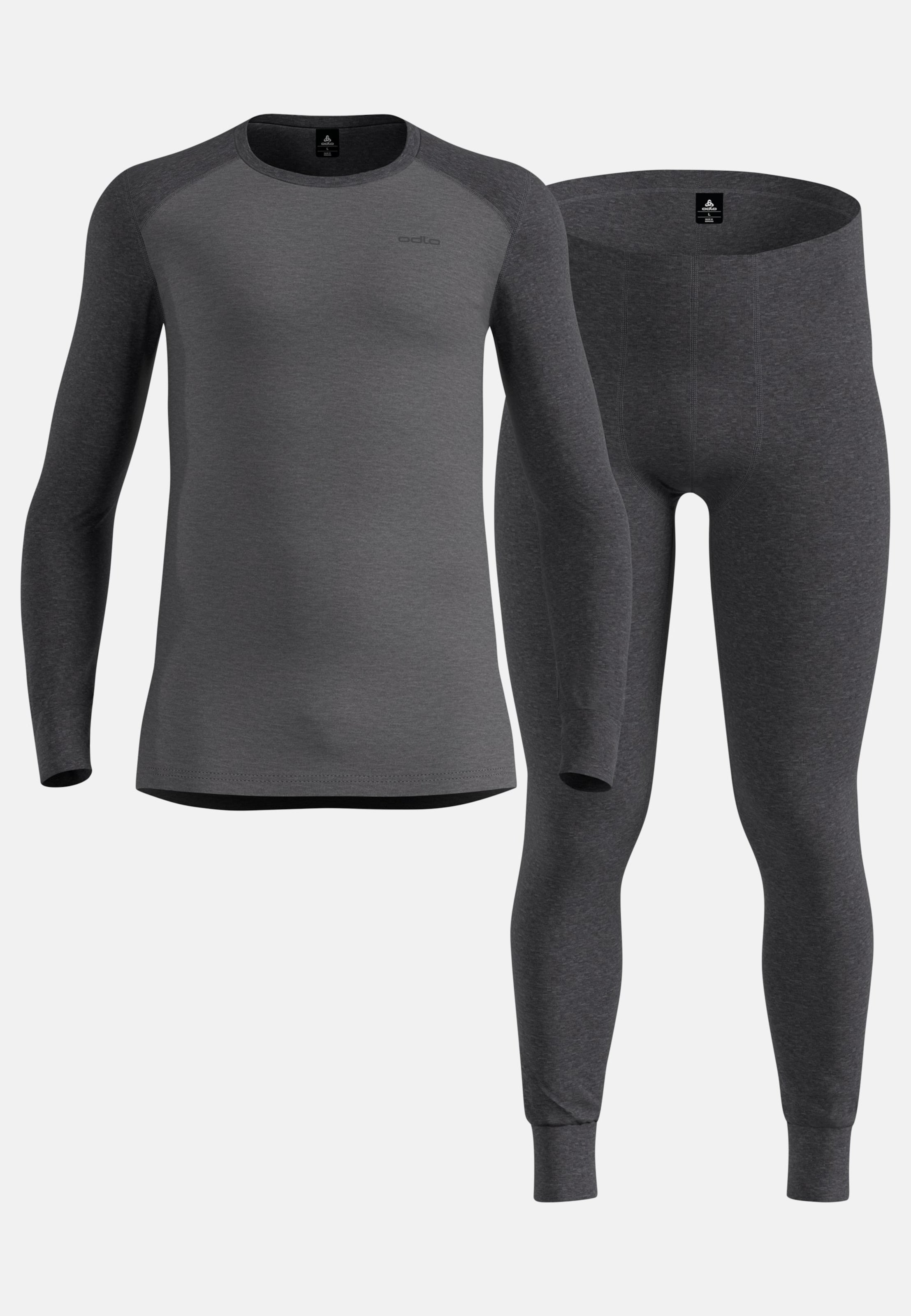 Odlo Active Warm Special Base Layer Set für Herren - Wandern, Ski & Snow - grau, L