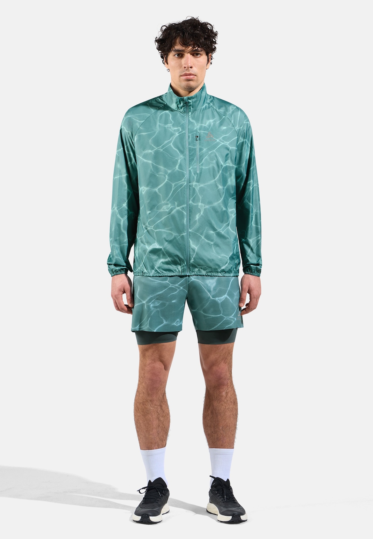Zeroweight Laufjacke mit Print