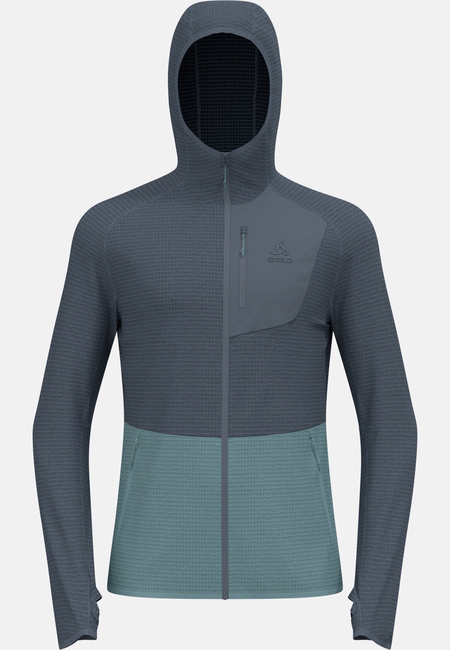 The Ascent mid layer hooded zip