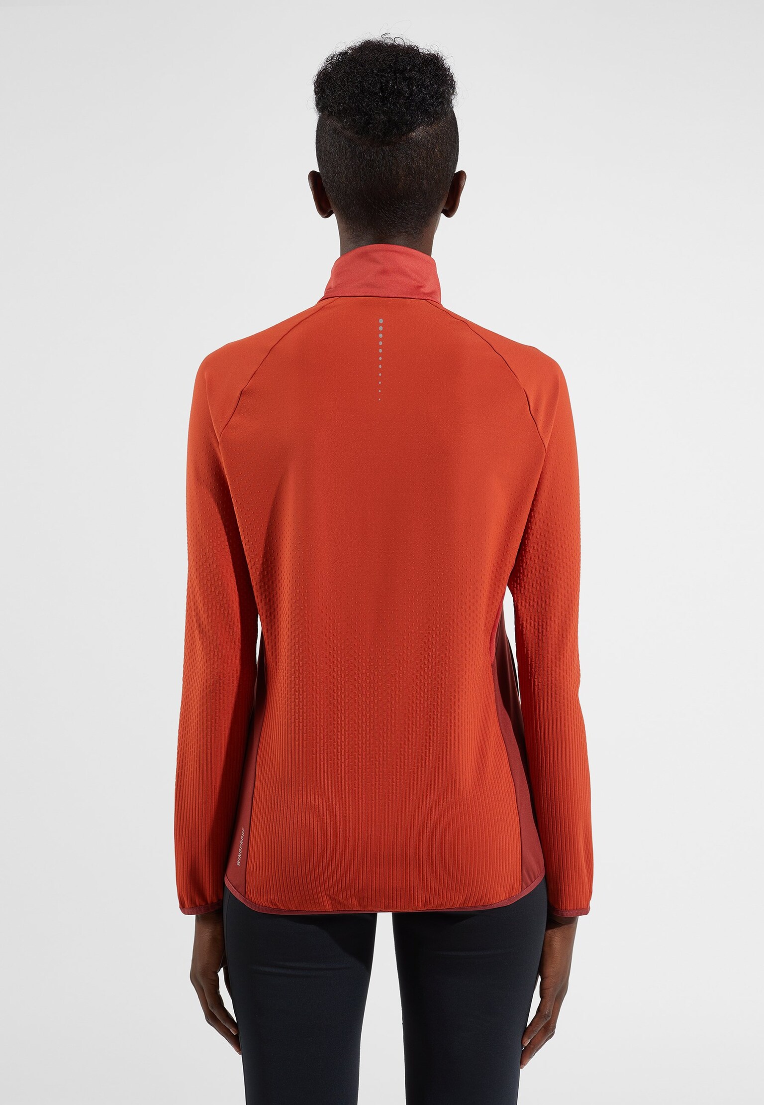 The women's Zeroweight Warm hybrid running jacket