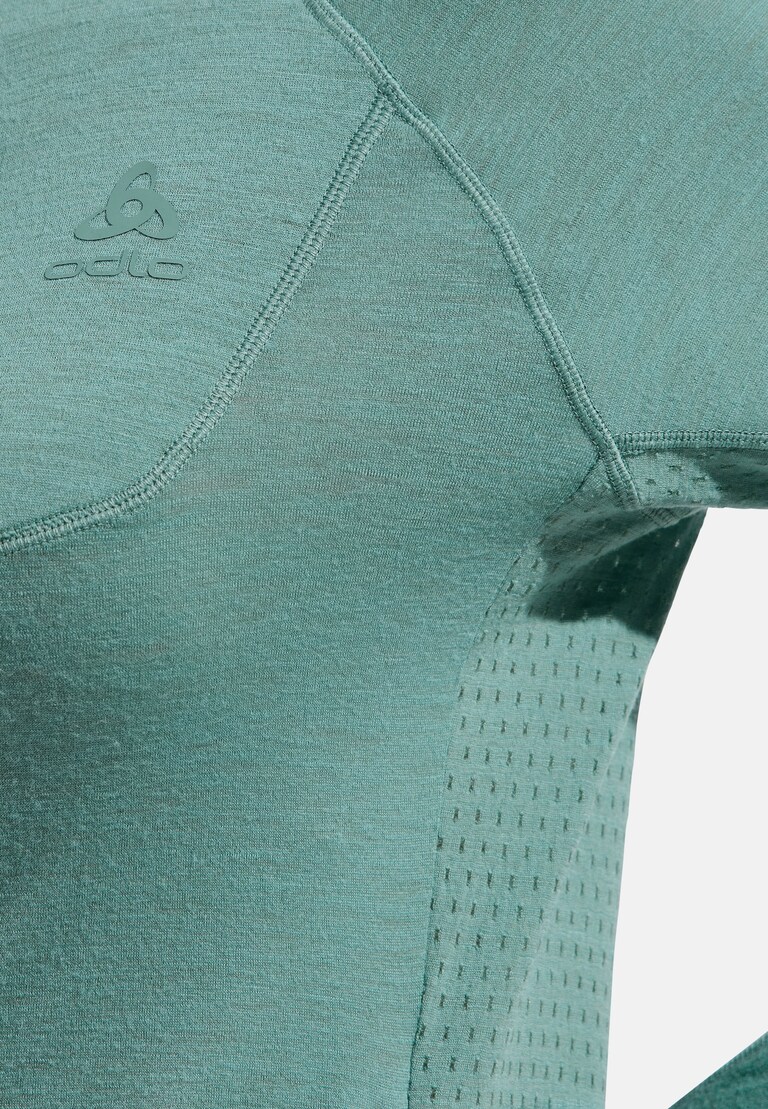 The Ascent Performance Wool 125 micro mid layer hooded zip
